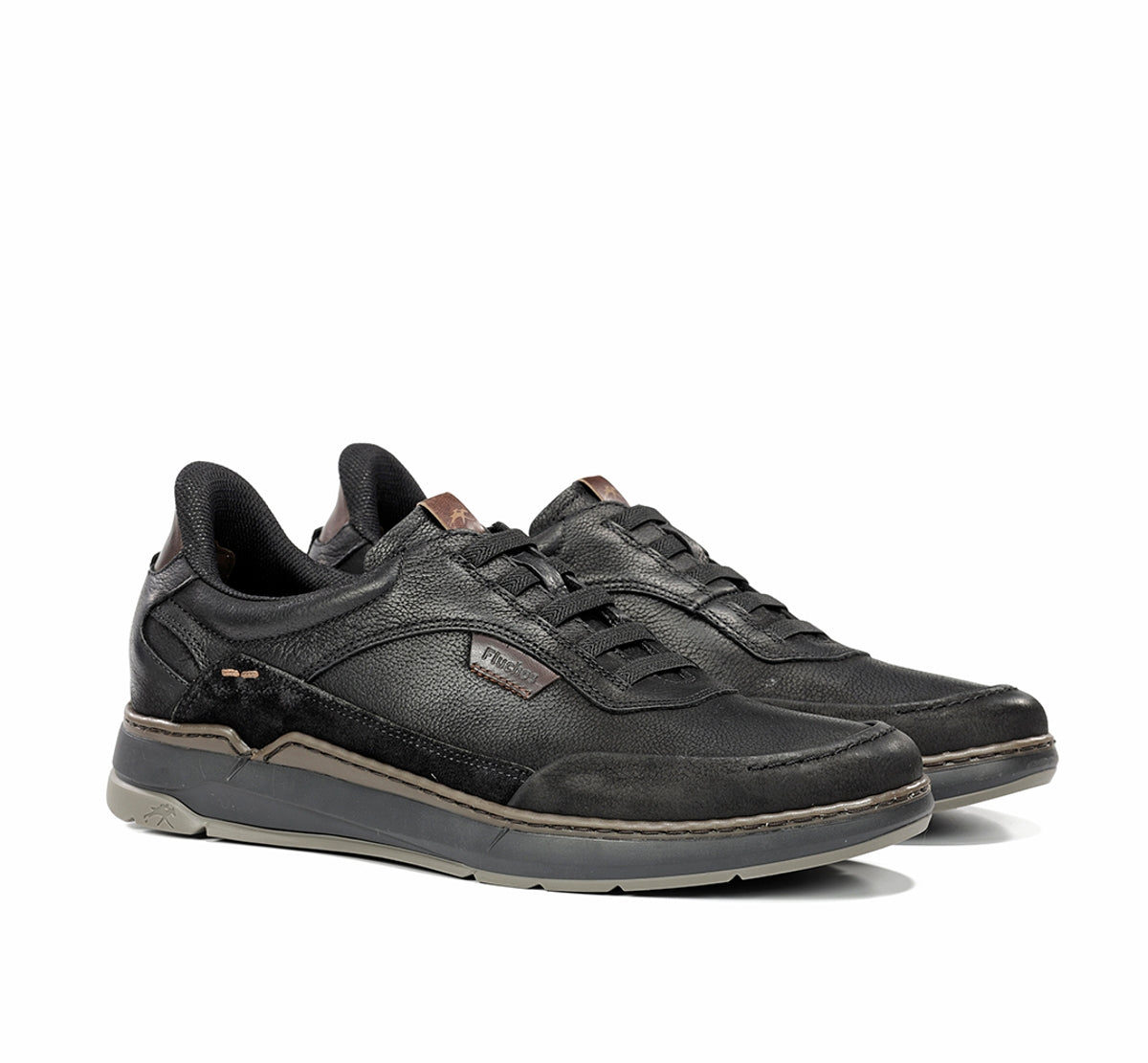 Fluchos Jeff F2511 basket noire homme à lacets