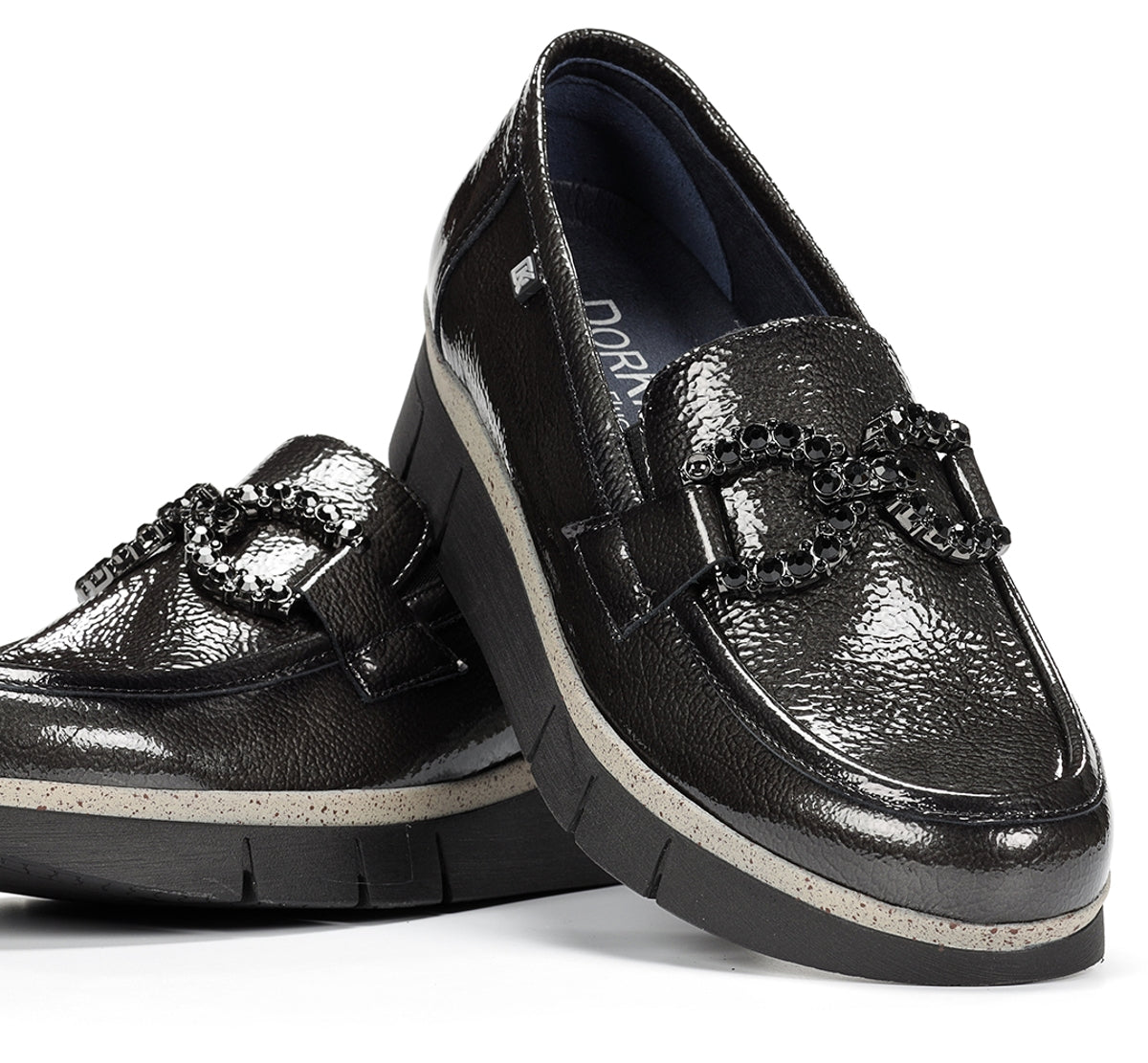 Dorking by Fluchos India D9325 mocassin gris sport femme