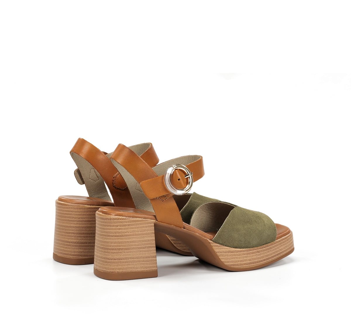 Dorking Diamond D9287 Sandale Verte Femme Talon