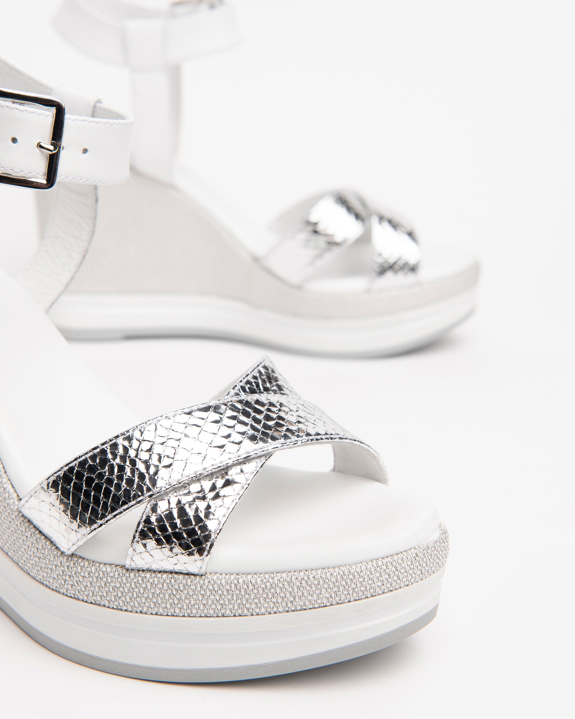 Nero Giardini Sandals Sandales Cuir Compensées Femme Été