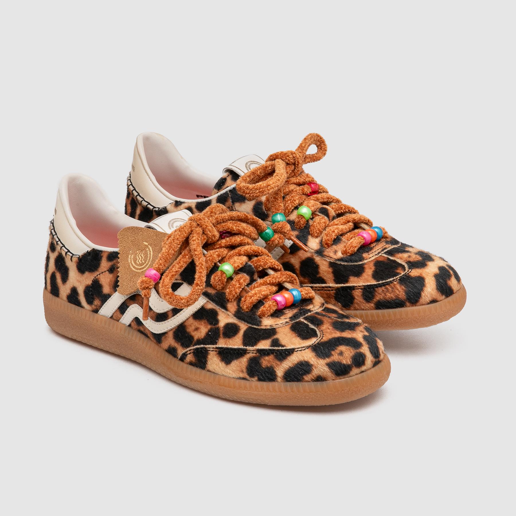 Primabase Polo sneakers cuir blanc femme