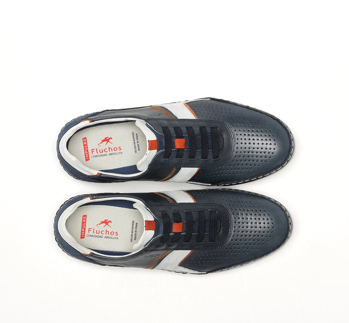 Fluchos Yannic F1443 baskets homme bleu lacets