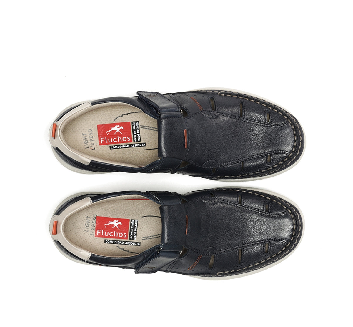 Fluchos Kai F1987 chaussures homme bleu légères
