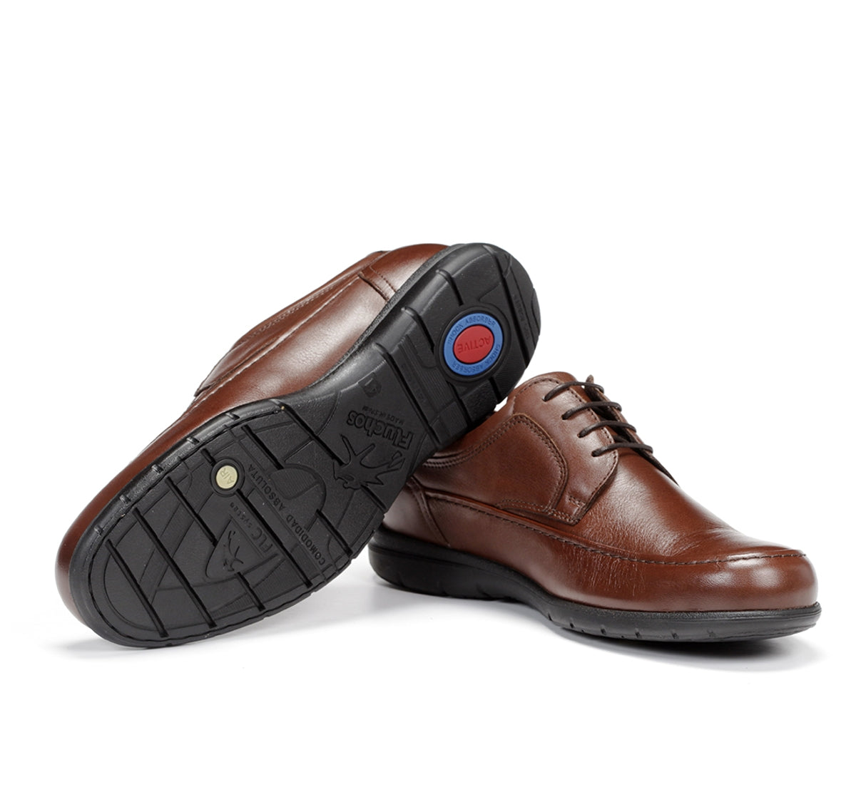 Fluchos Luca 8498 chaussures homme marron cuir