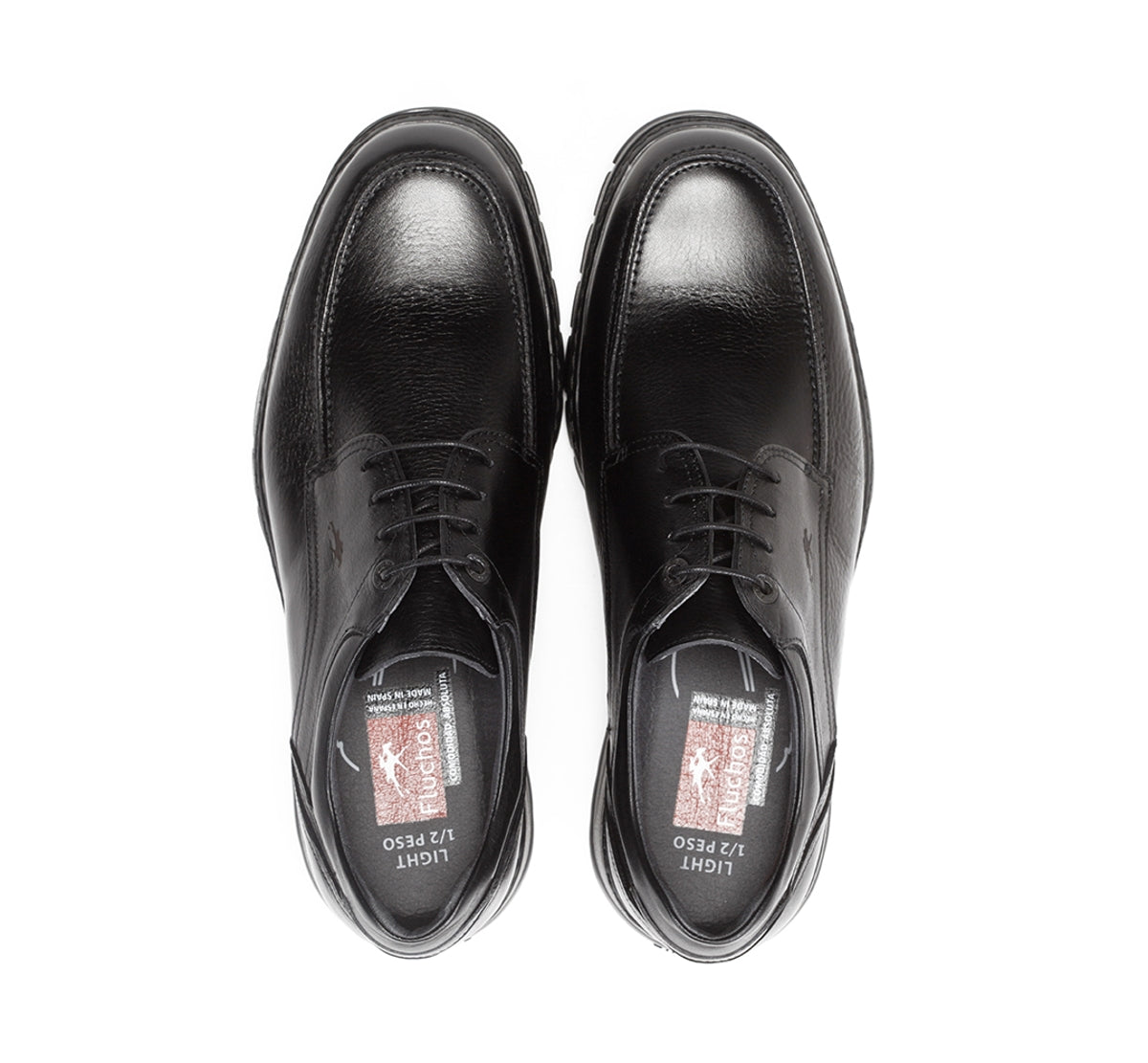 Fluchos Crono 9142 chaussures noir homme confort