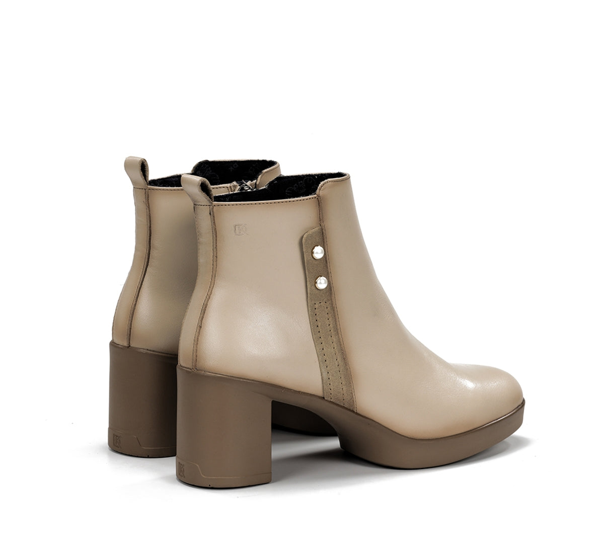 Dorking by Fluchos Elite D9423 bottines taupe cuir