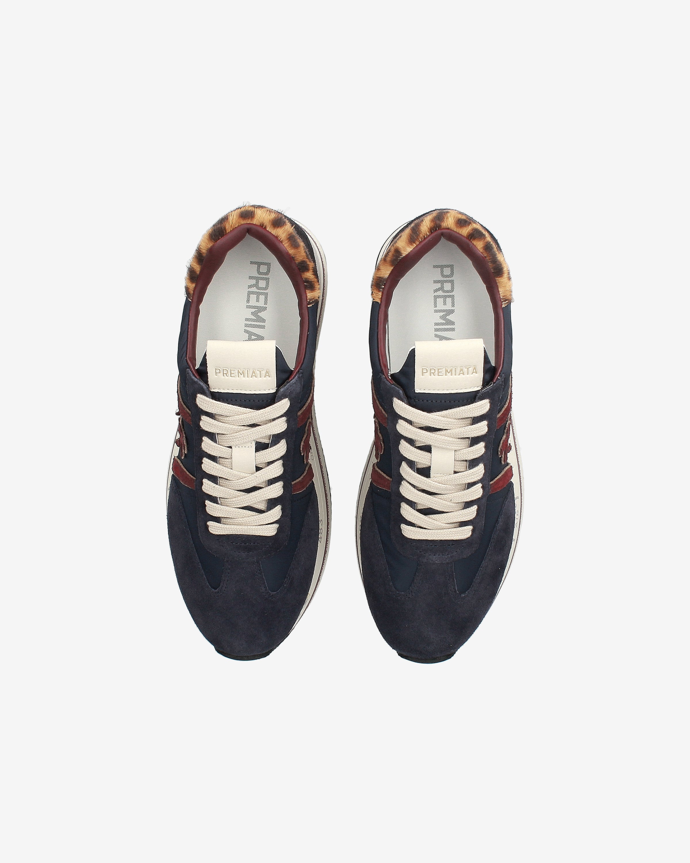 Premiata Beth 7743 baskets femme bleu marine daim