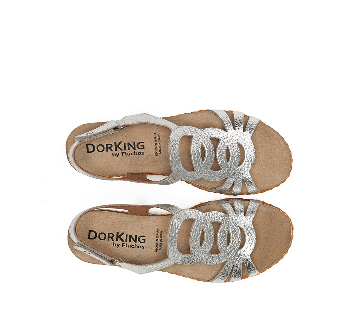 Dorking by Fluchos Sport D9322 sandale argent femme