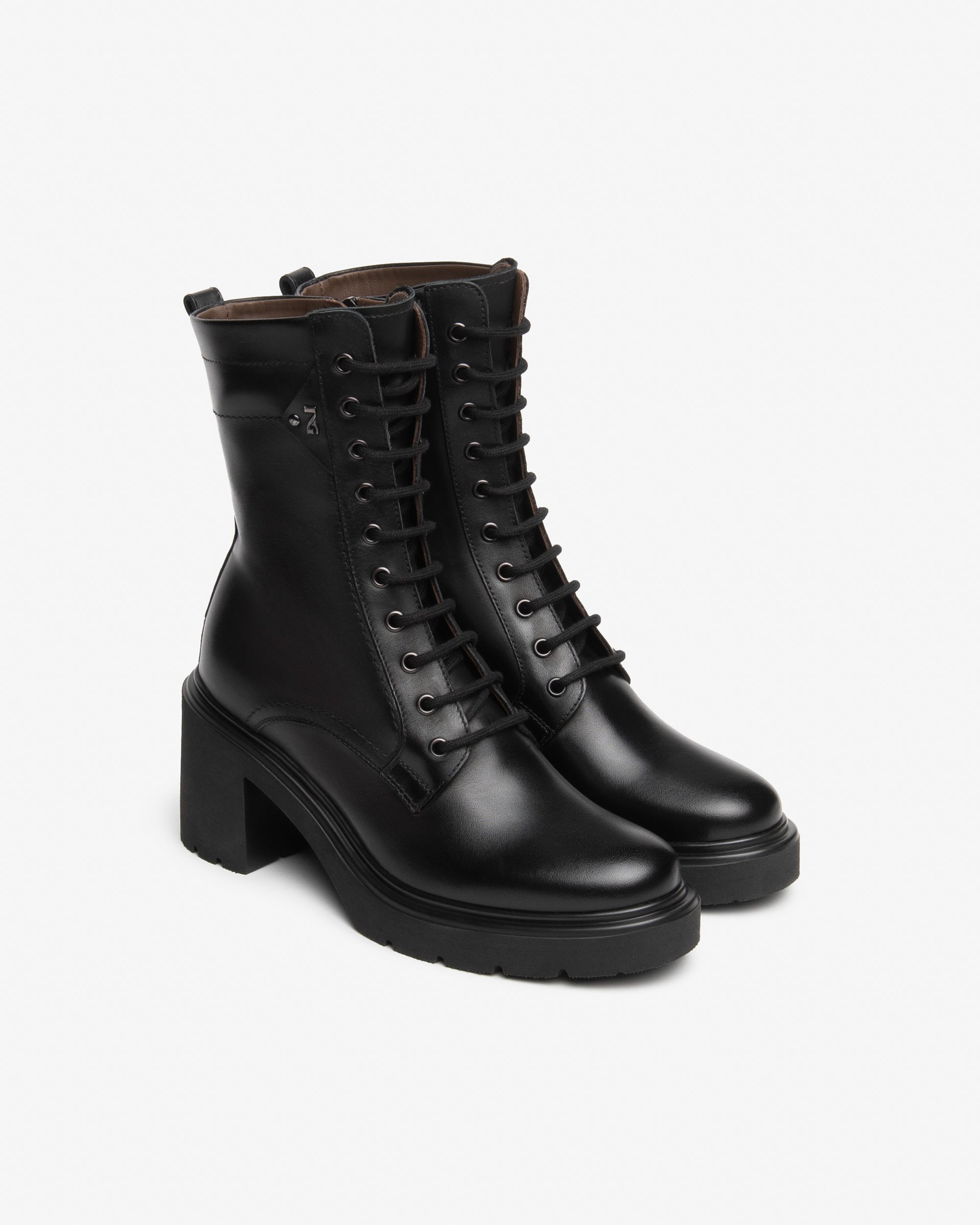 Nero Giardini Rangers Femme Cuir Talon 8,5 cm 35-41