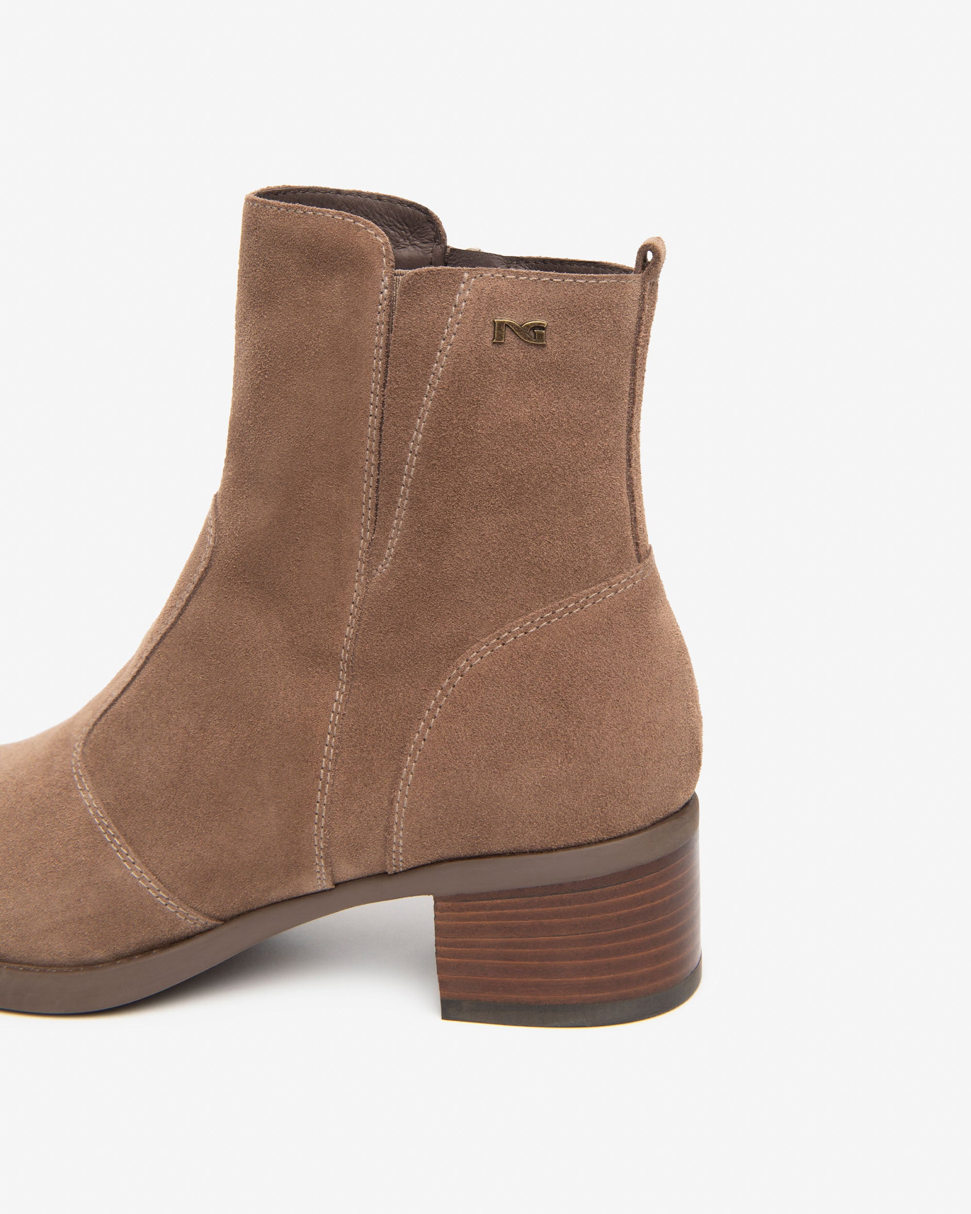 Nero Giardini Ankle Boots Bottines Suède Femme Talon