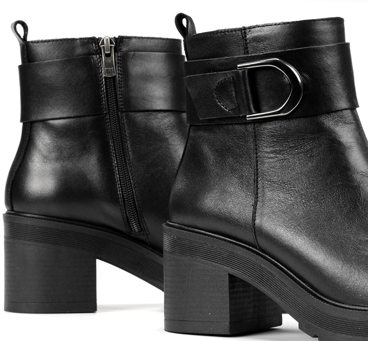 Dorking by Fluchos Sarah D9573 bottine noire femme talon large