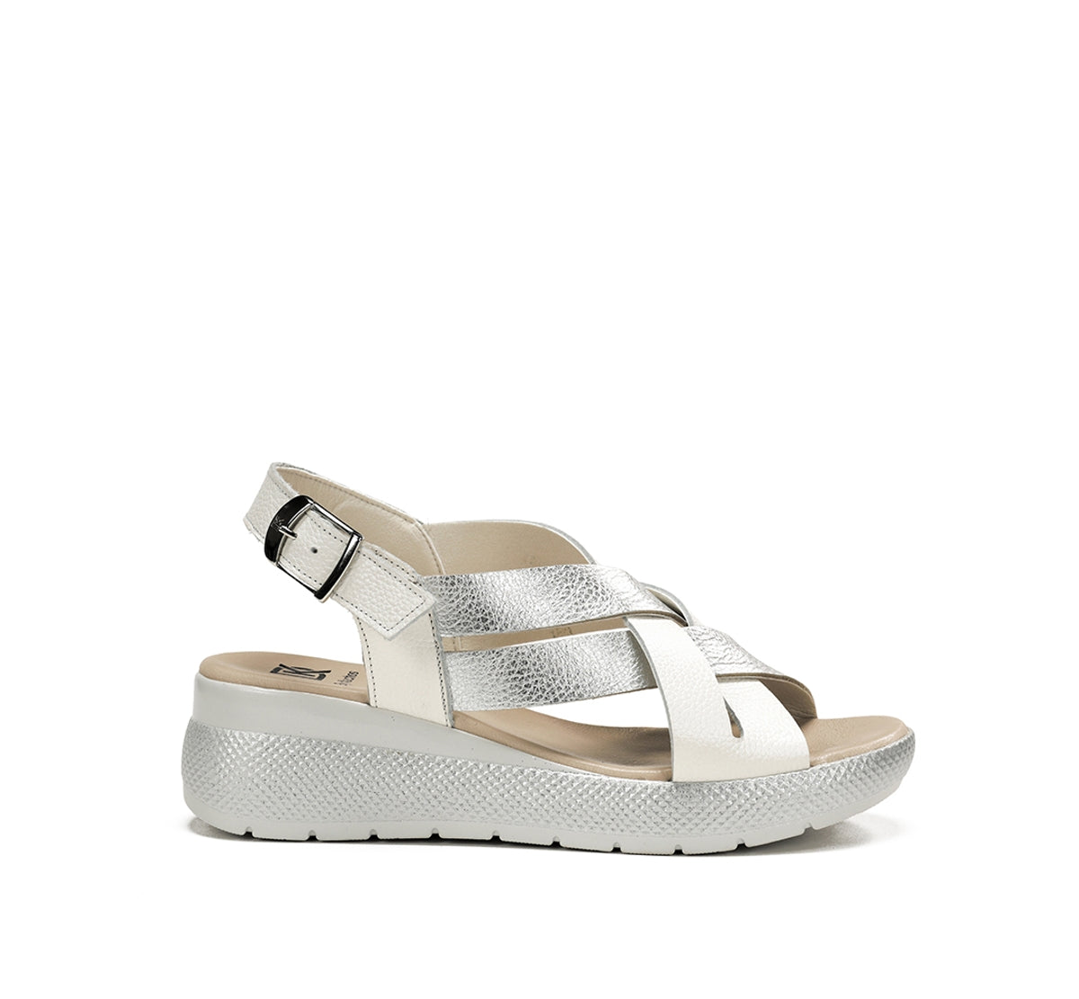 Dorking by Fluchos Ever D9316 sandales argent à boucle