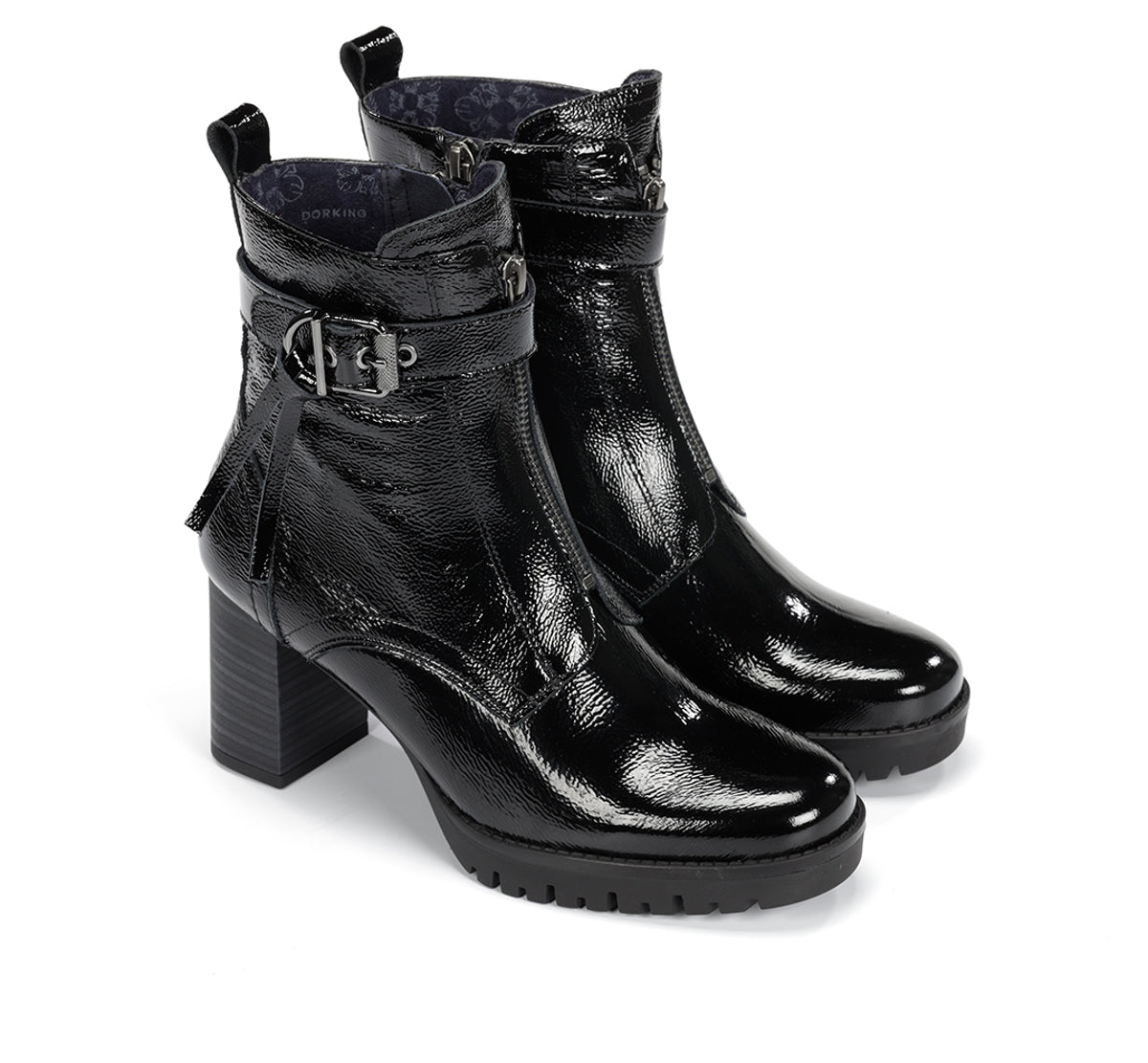 Dorking by Fluchos Evie D9163 bottine noir femme à talon