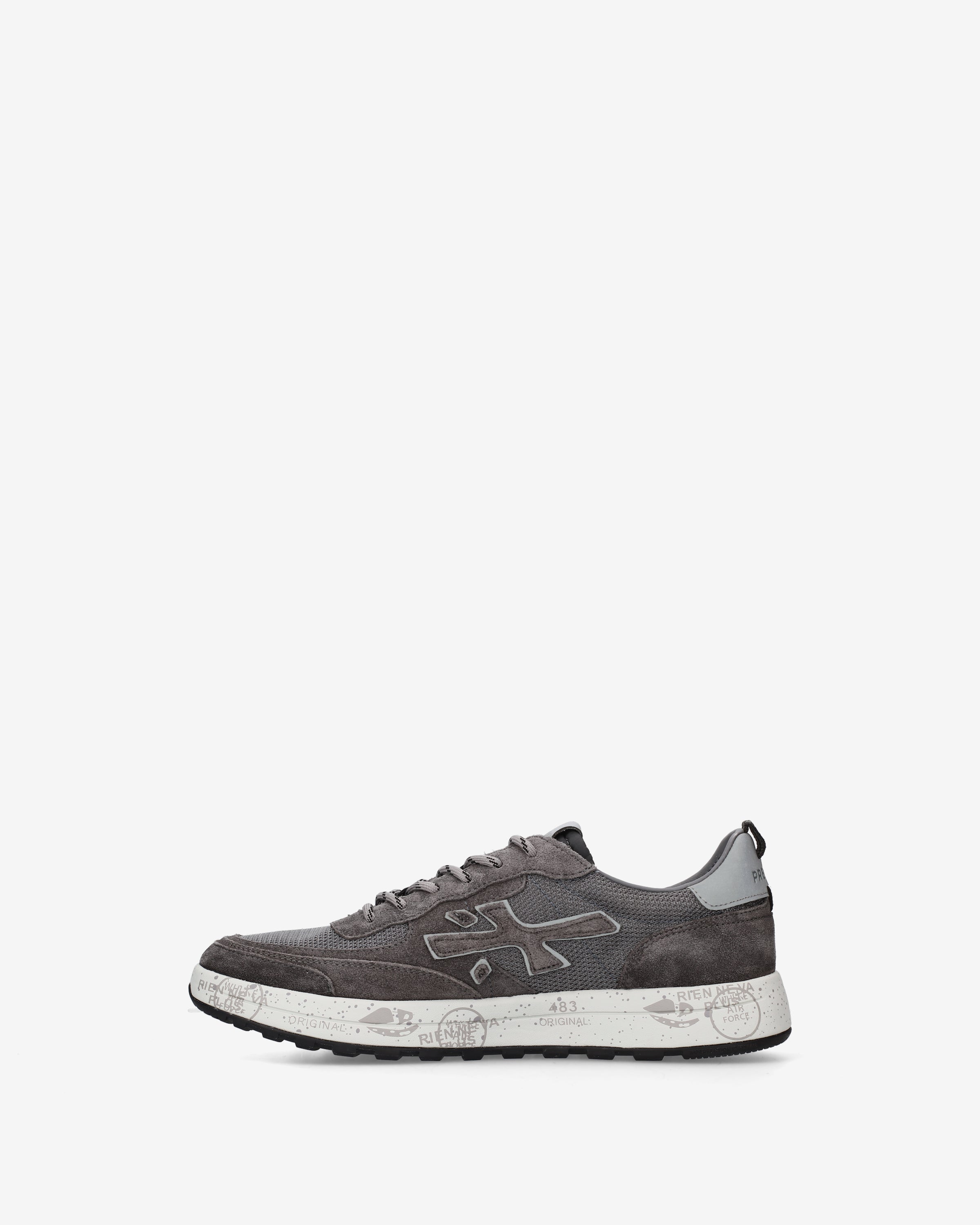 Premiata Nous 8668 sneakers maille gris anthracite