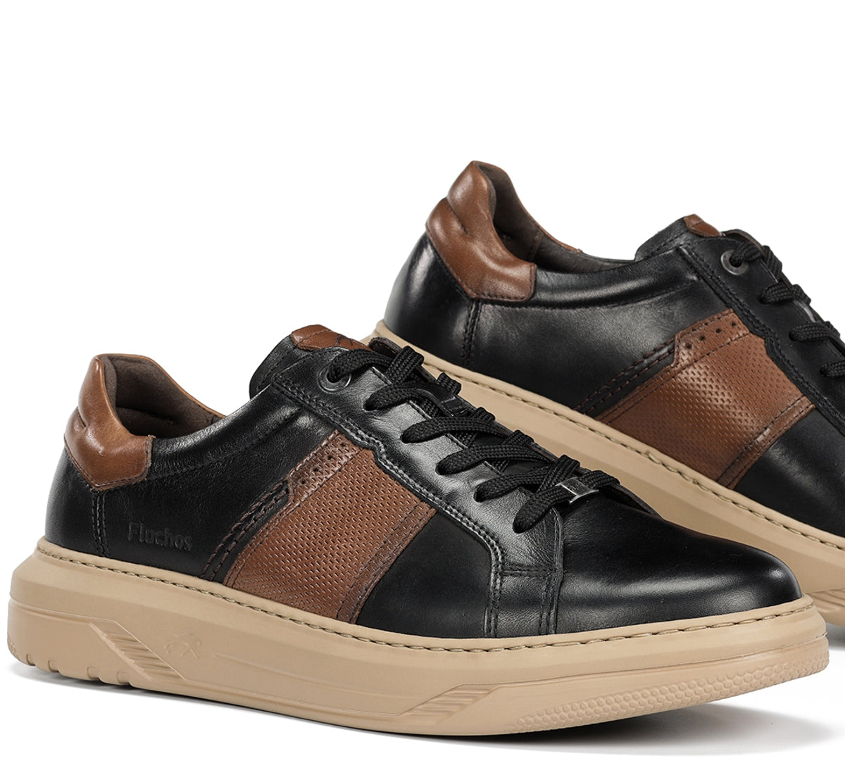 Fluchos Boston F2043 baskets noir homme léger