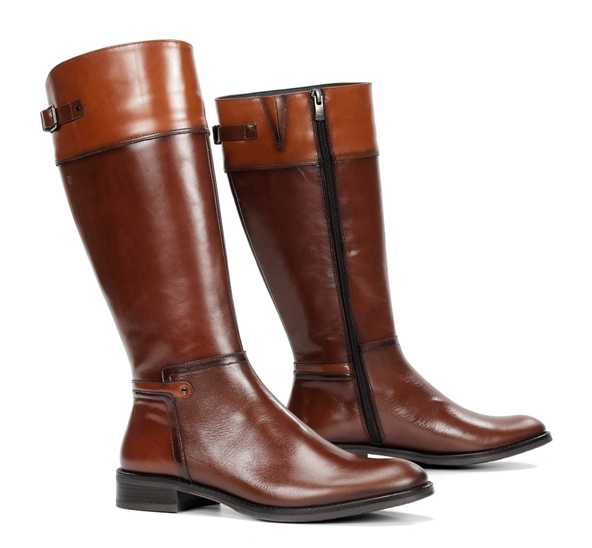 Dorking Tierra D7687 botte femme marron cuir