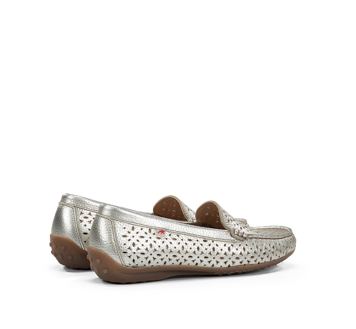 Fluchos Mocasines Bruni F2157 mocassins argent femme
