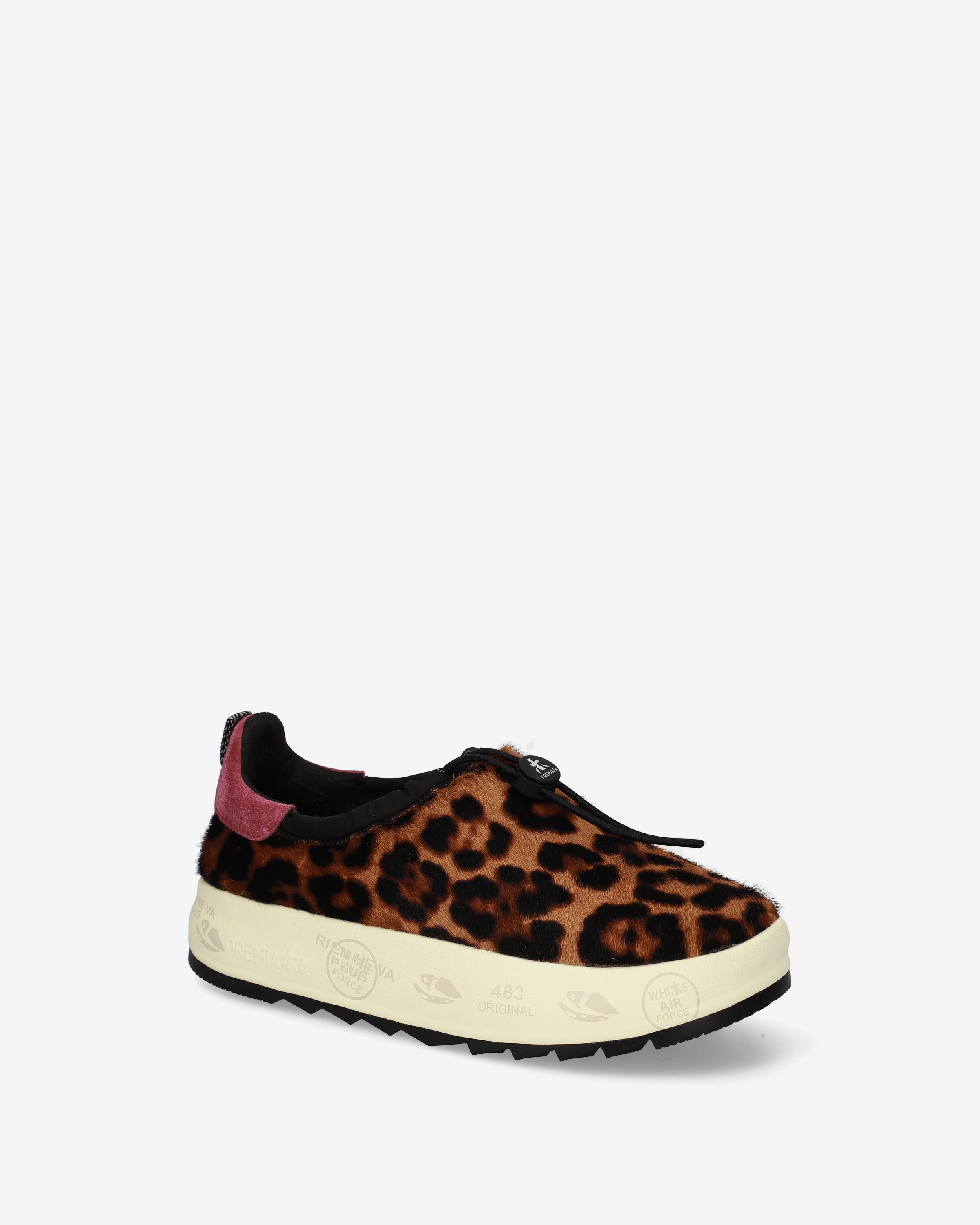 Premiata Puffyd 8682 sneakers femme animal bordeaux