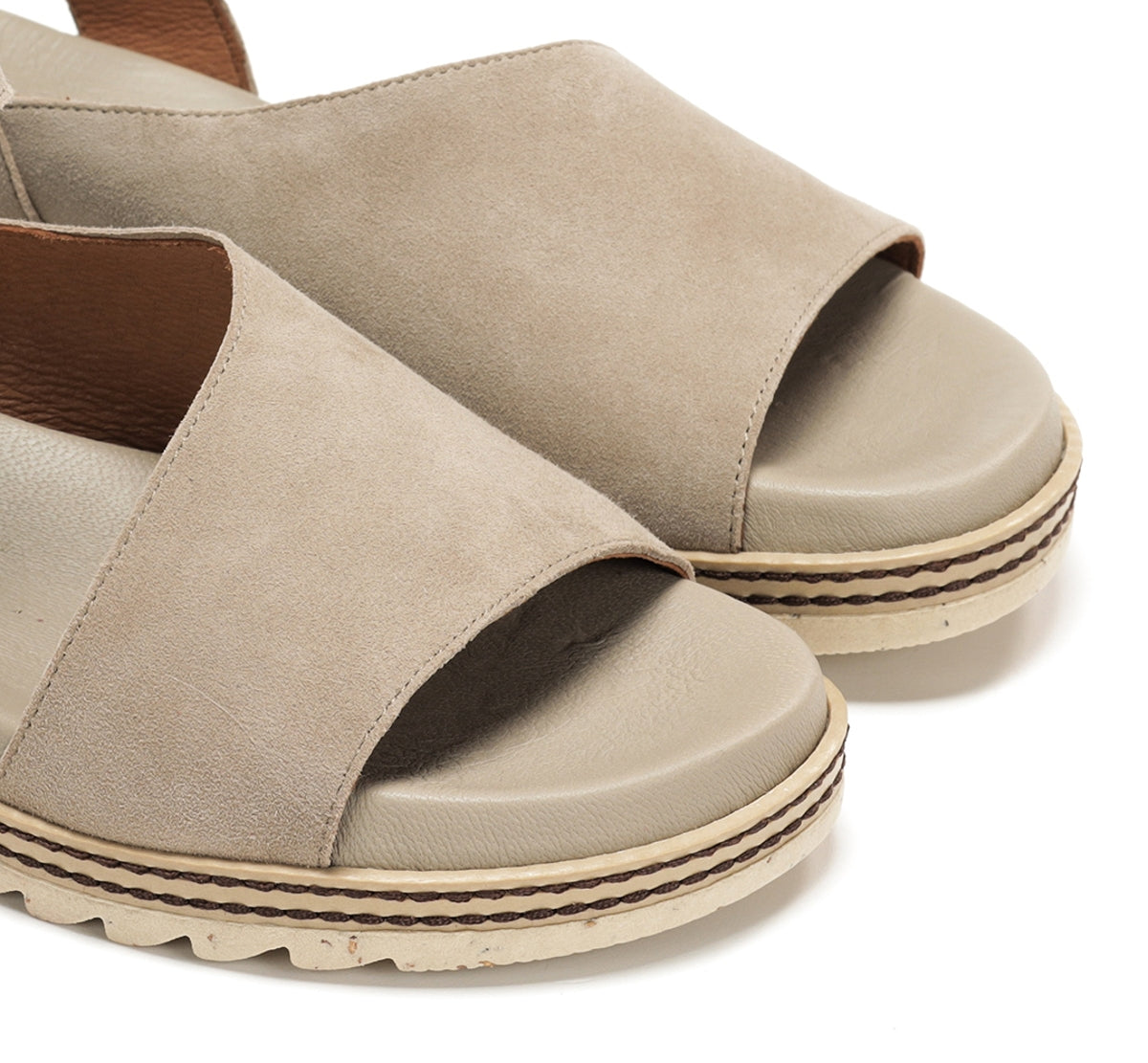 Dorking by Fluchos Espe D8771 Sandale Femme Taupe