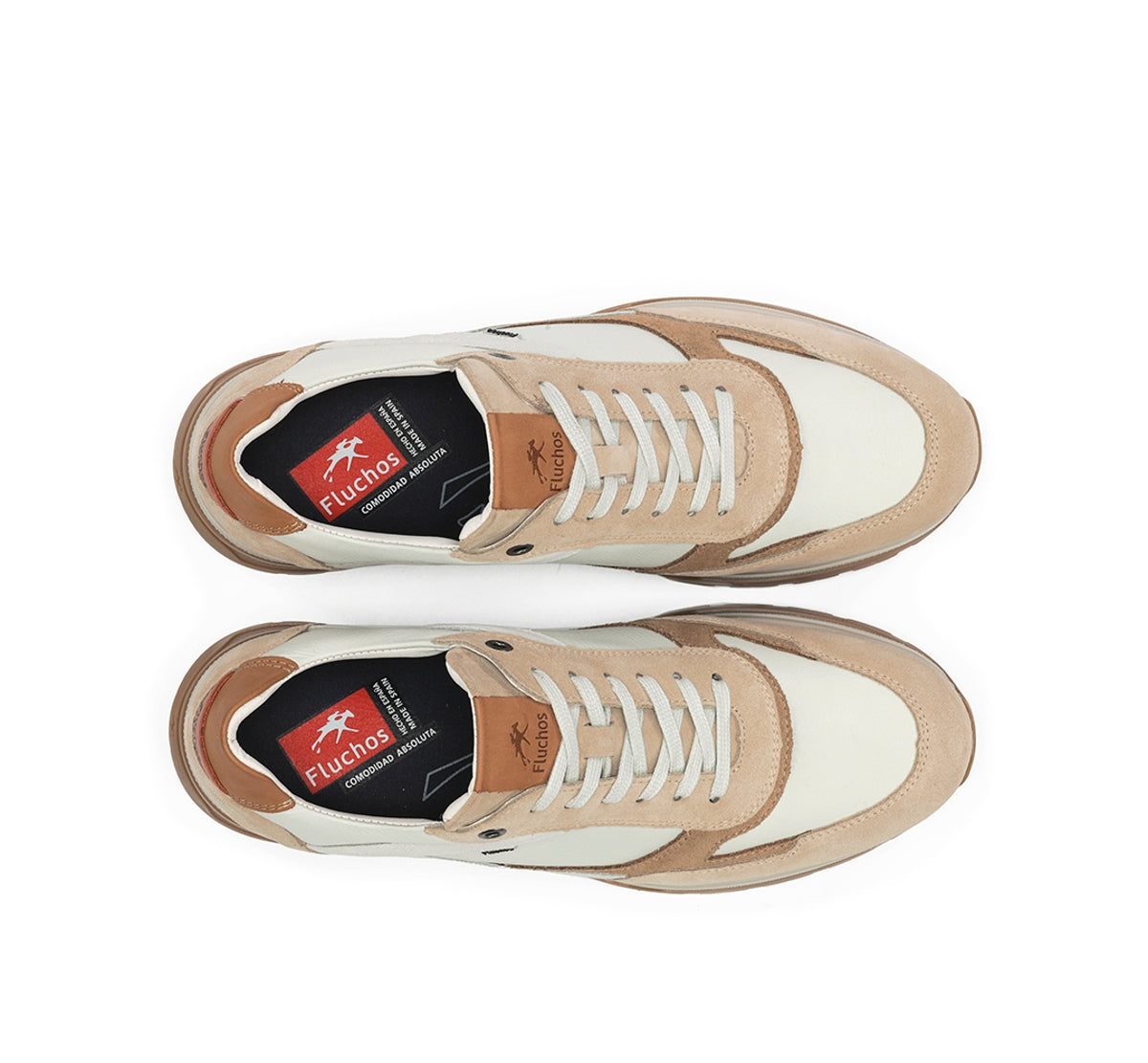 Fluchos Louis F2190 basket homme taupe cuir