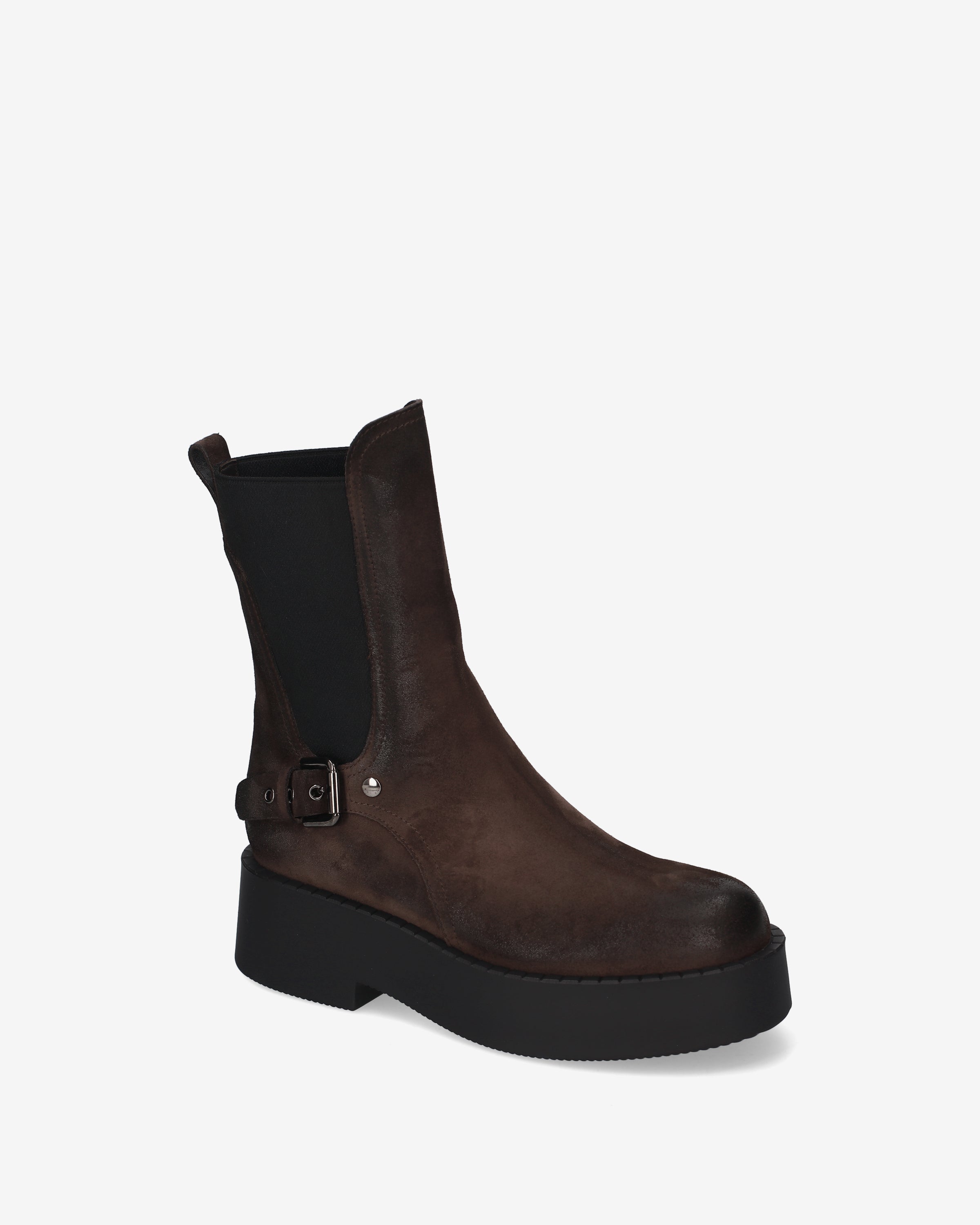 Premiata Chelsea Moka Platform boots moka femme