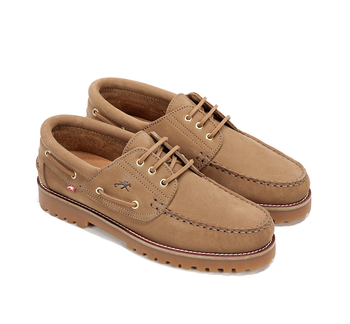 Fluchos Scott F0054 chaussures bateau marron homme