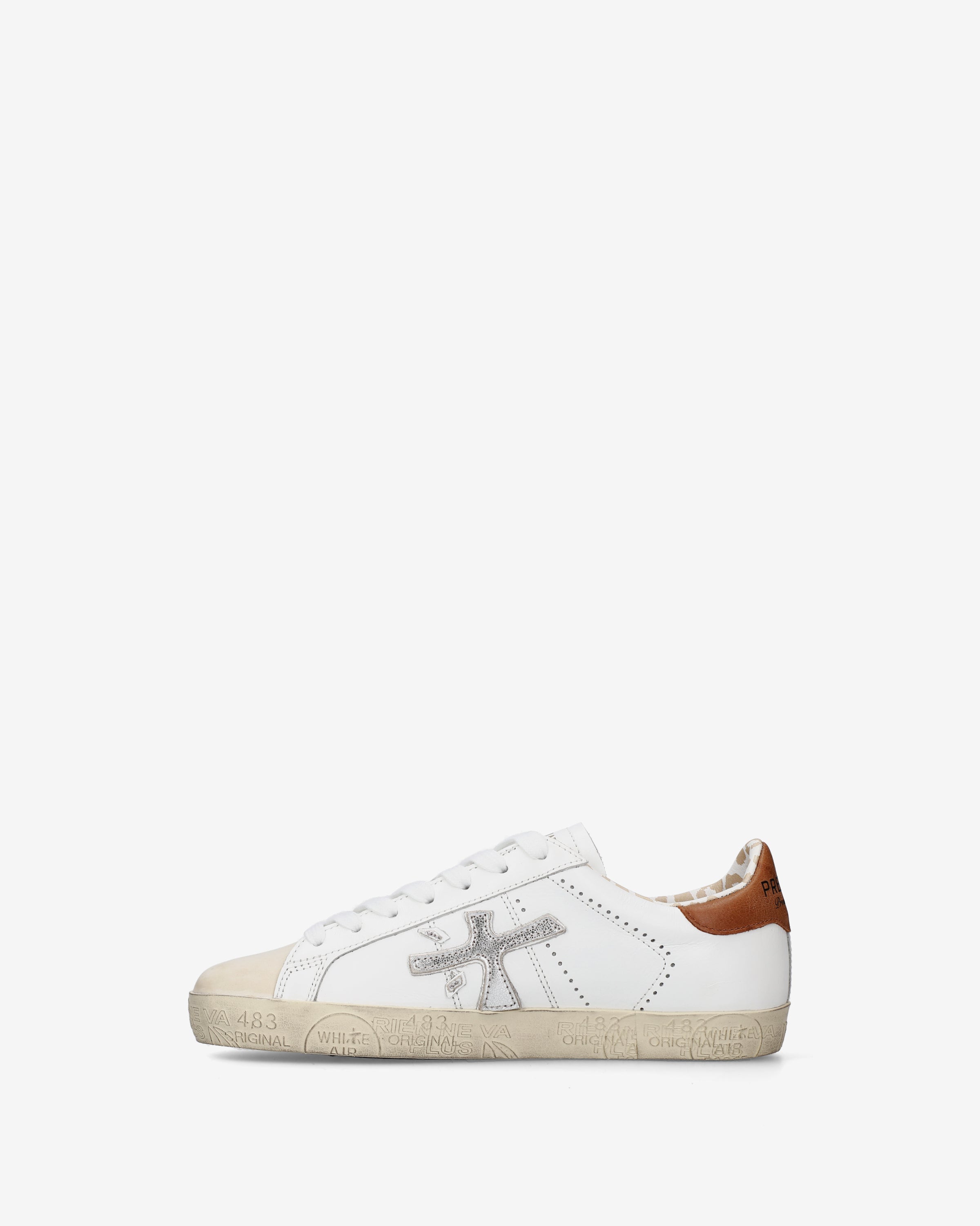 Premiata Stevend 8489 sneakers femme crème cuir