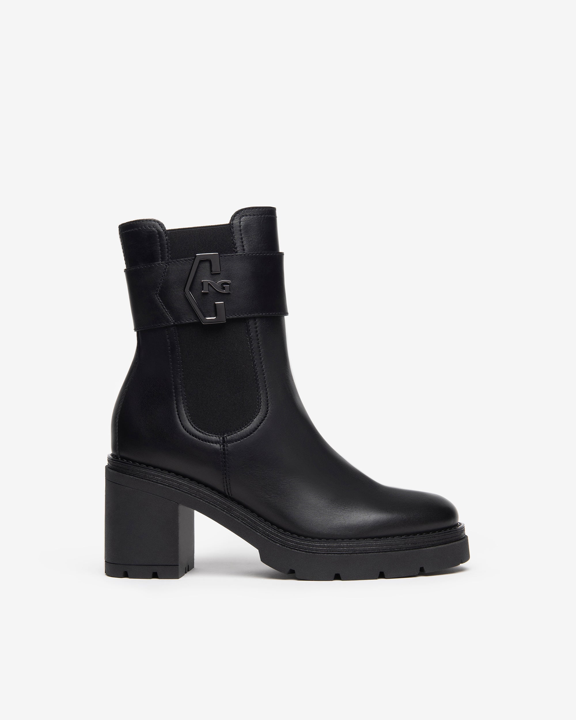 Nero Giardini Chelsea Boots combat femme cuir