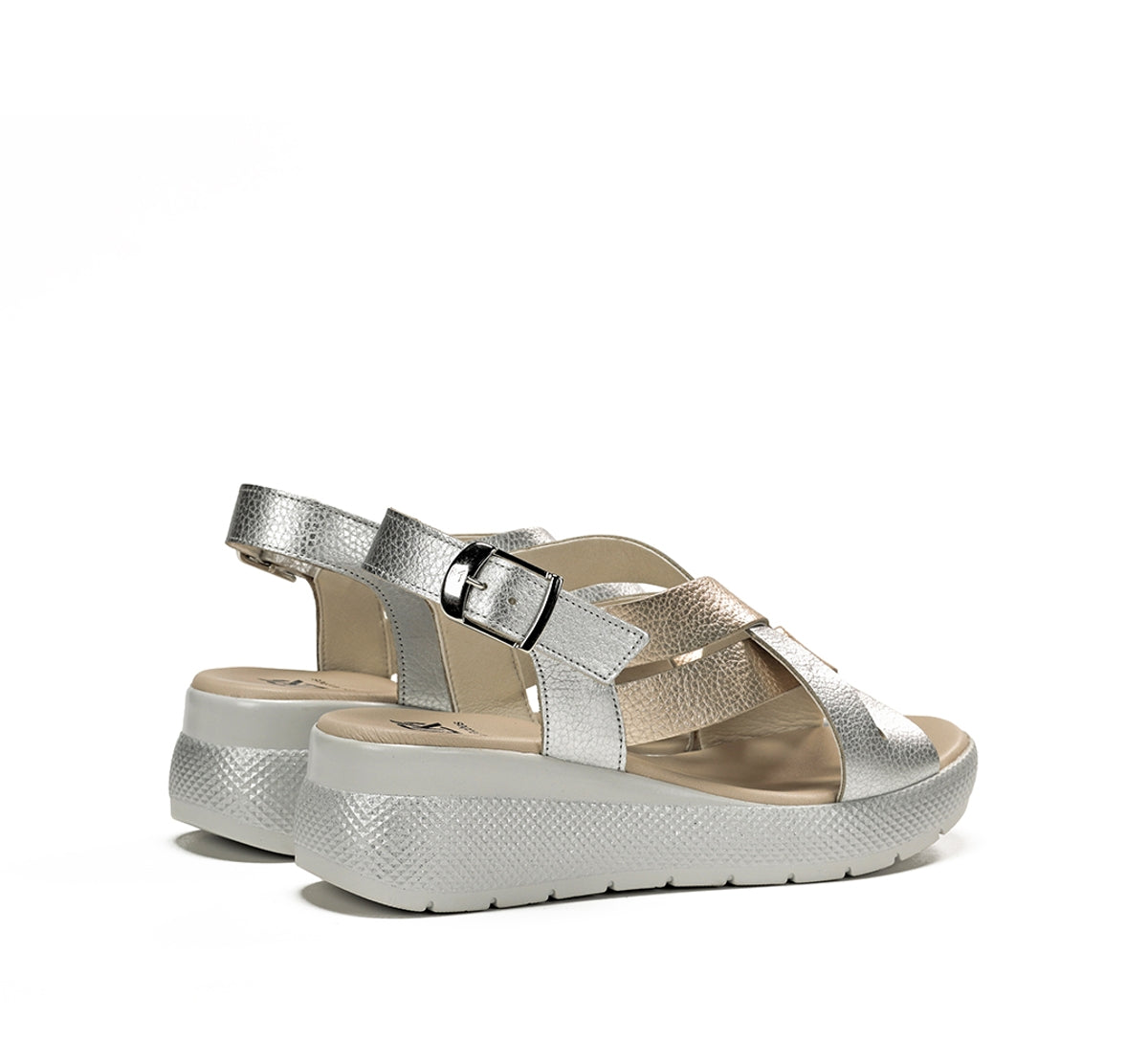 Dorking by Fluchos Ever D9316 sandale argentee femme