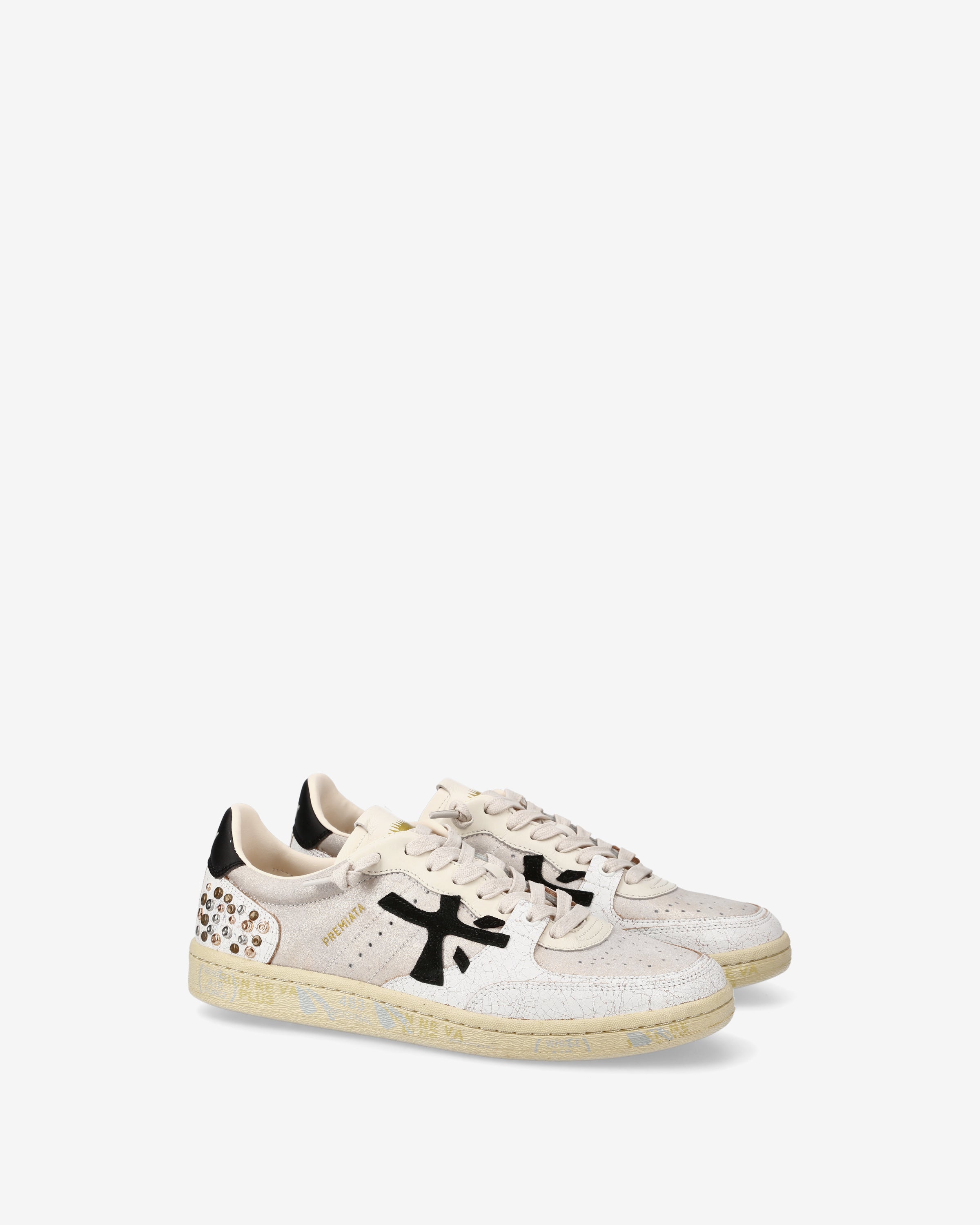 Premiata Bskt Clayd 7661 sneakers cuir blanc femme