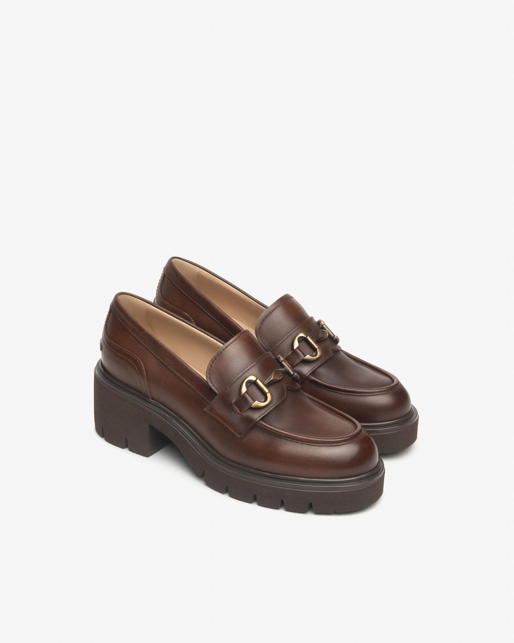 Nero Giardini Loafers mocassins cuir boucle 60 mm