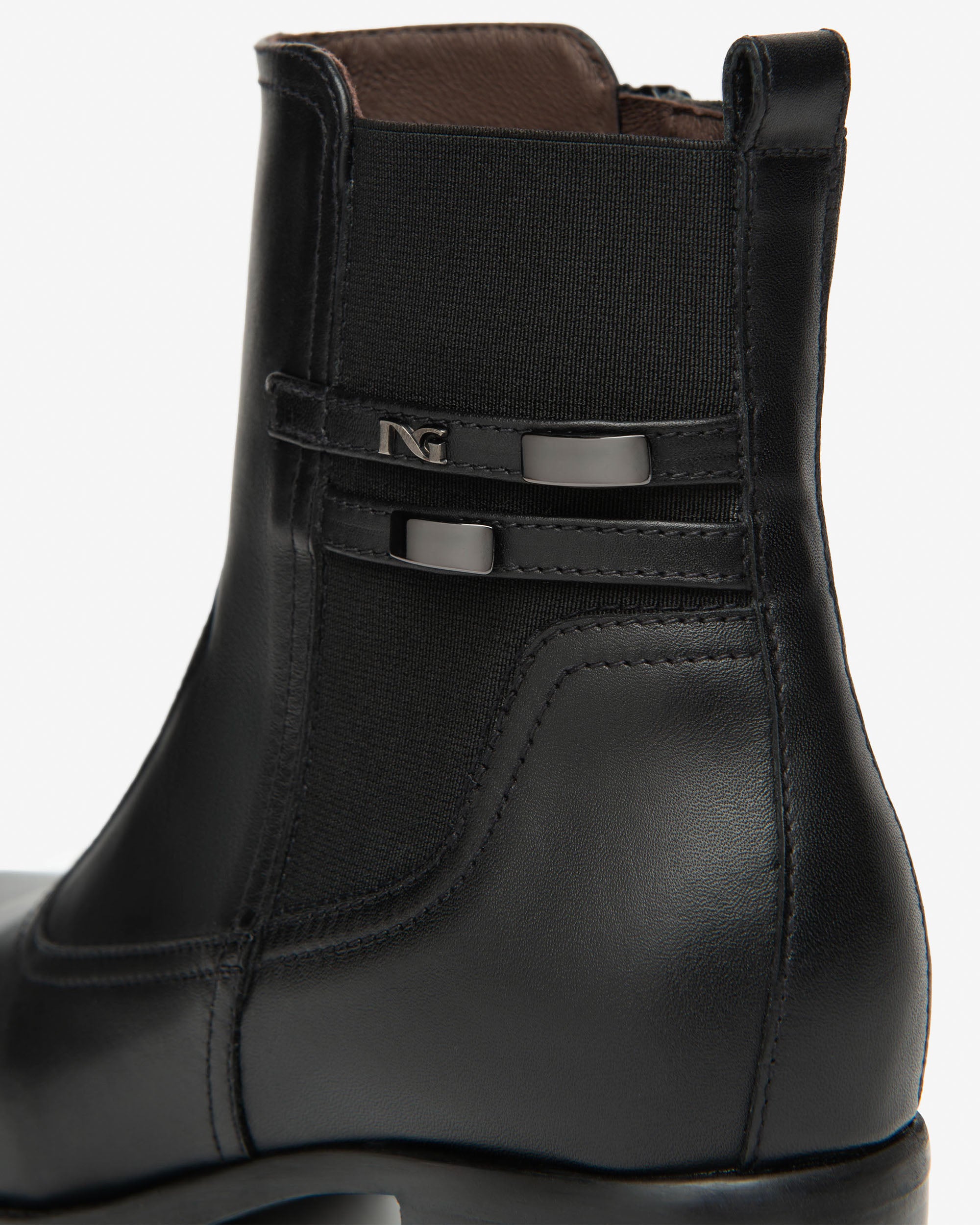 Nero Giardini Ankle Boots bottines cuir tissu femme 38