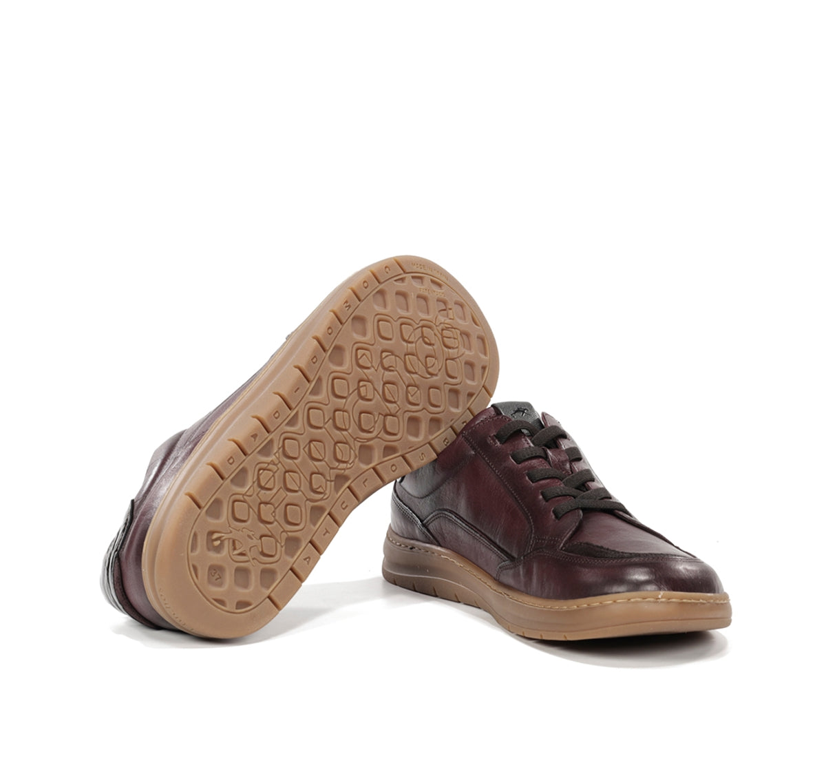 Fluchos Jungle F2552 baskets bordeaux femme cuir