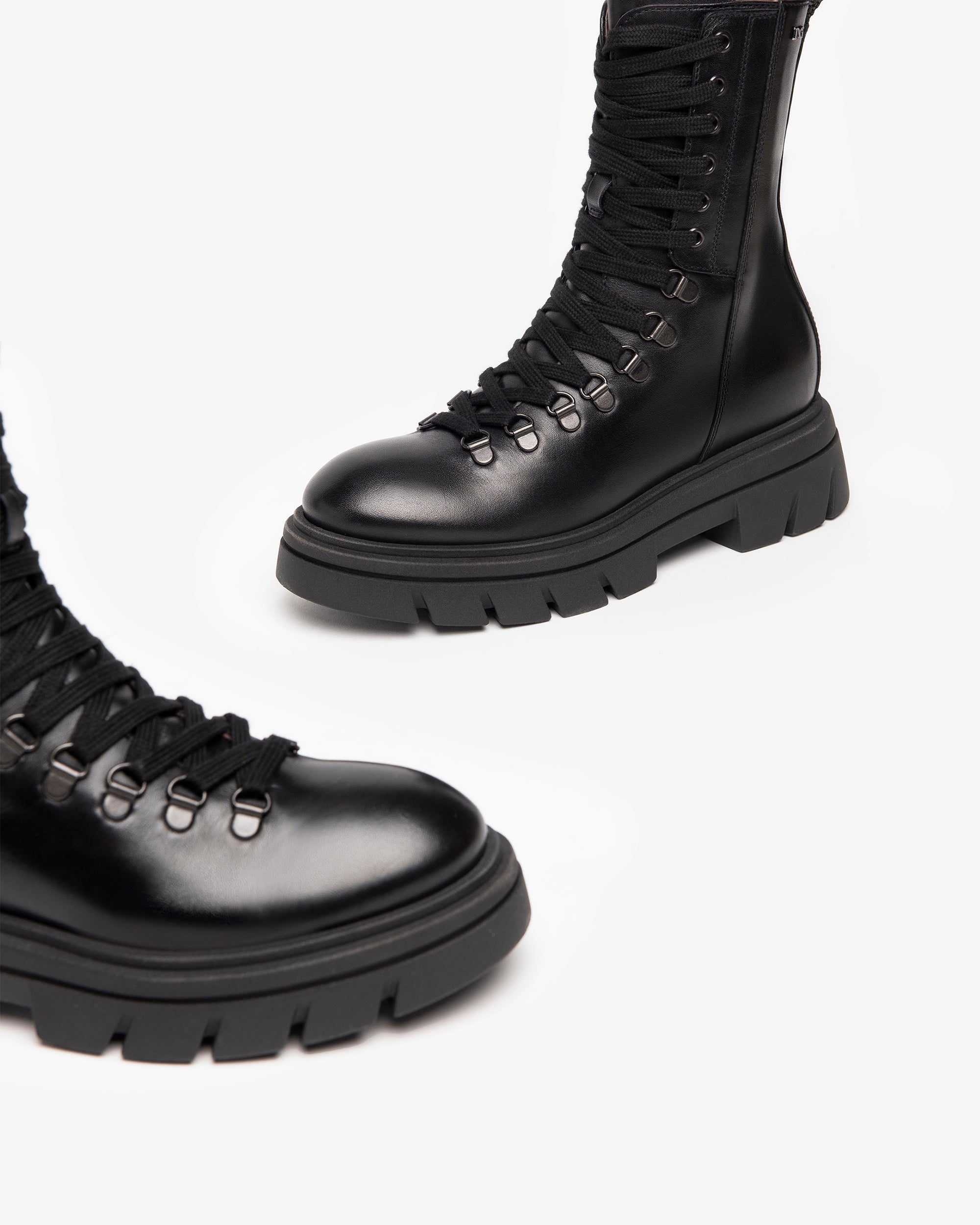Nero Giardini Combat Boots bottines cuir femme