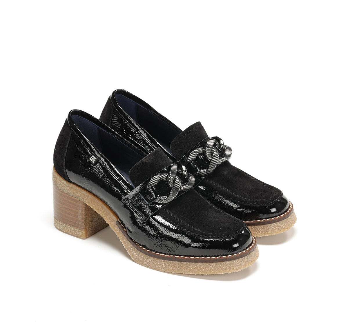 Dorking by Fluchos Oprah D9193 mocassin noir cuir