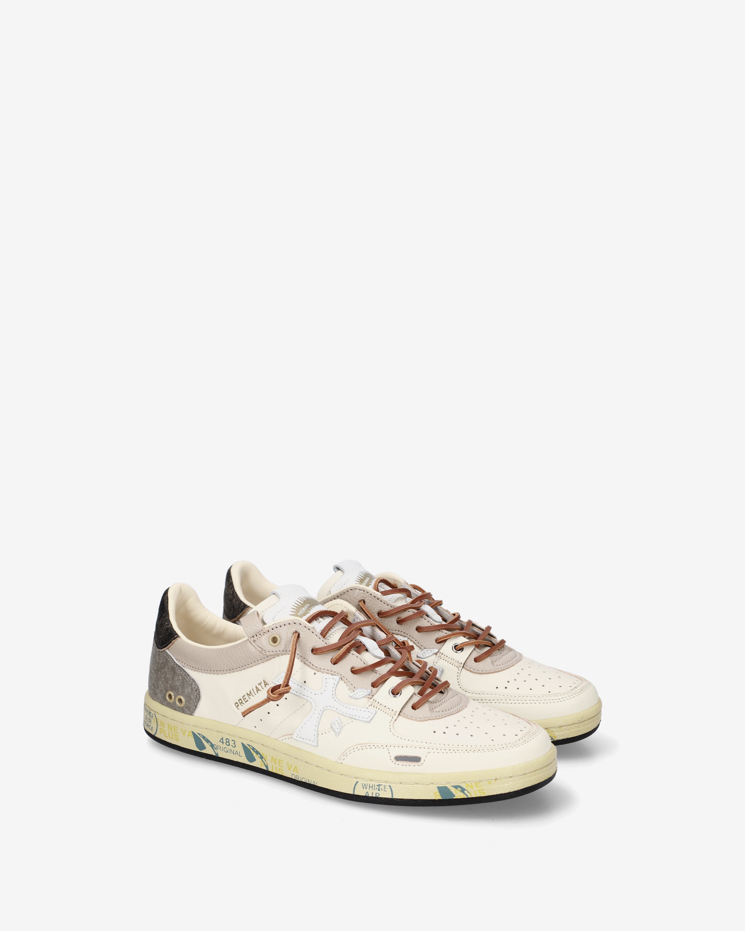 Premiata Bskt Clay 8163 baskets homme blanc
