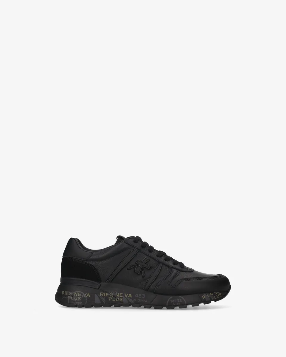 Premiata Lander 8659 Sneakers Homme Cuir Noir