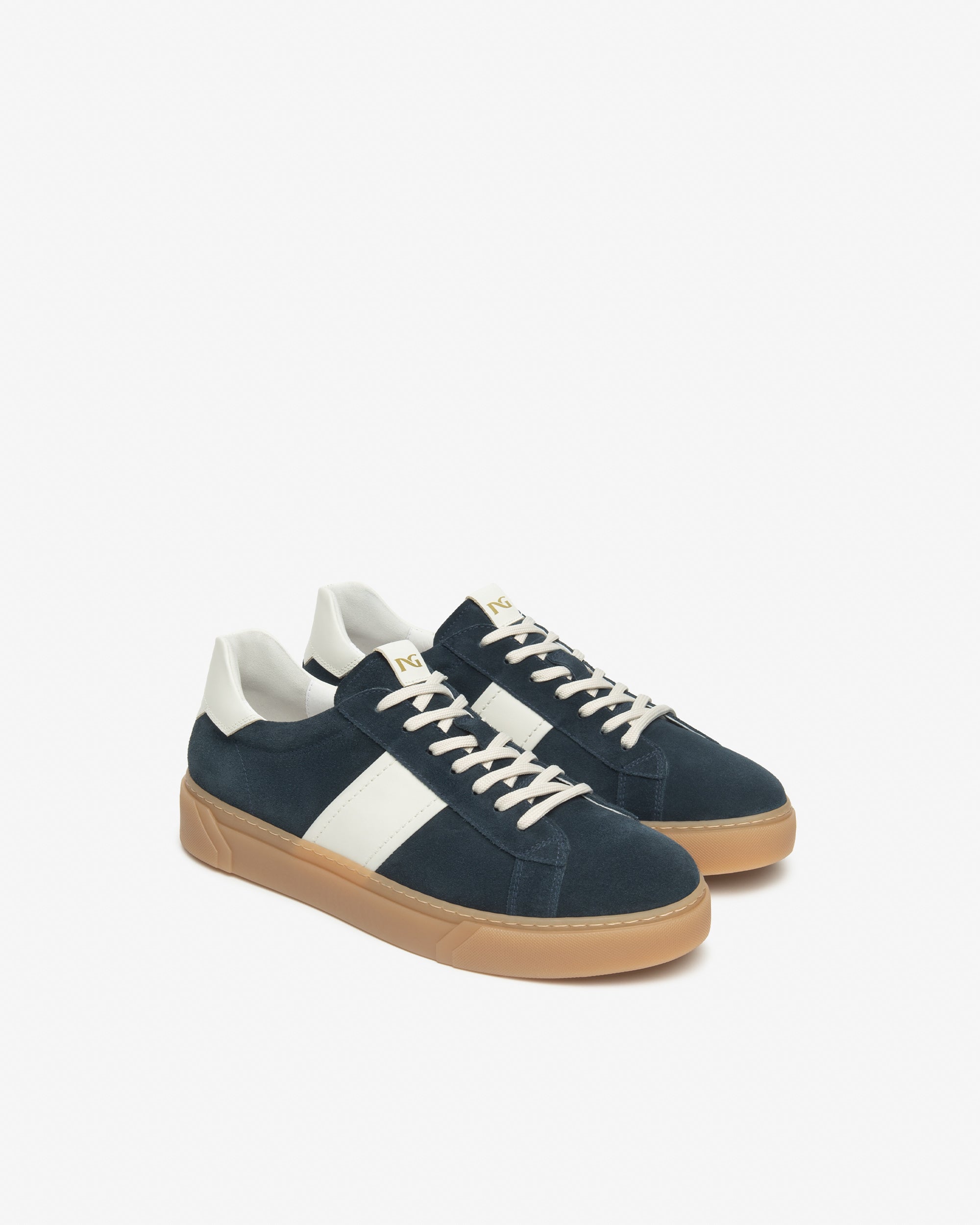 Nero Giardini Sneakers baskets cuir suède homme