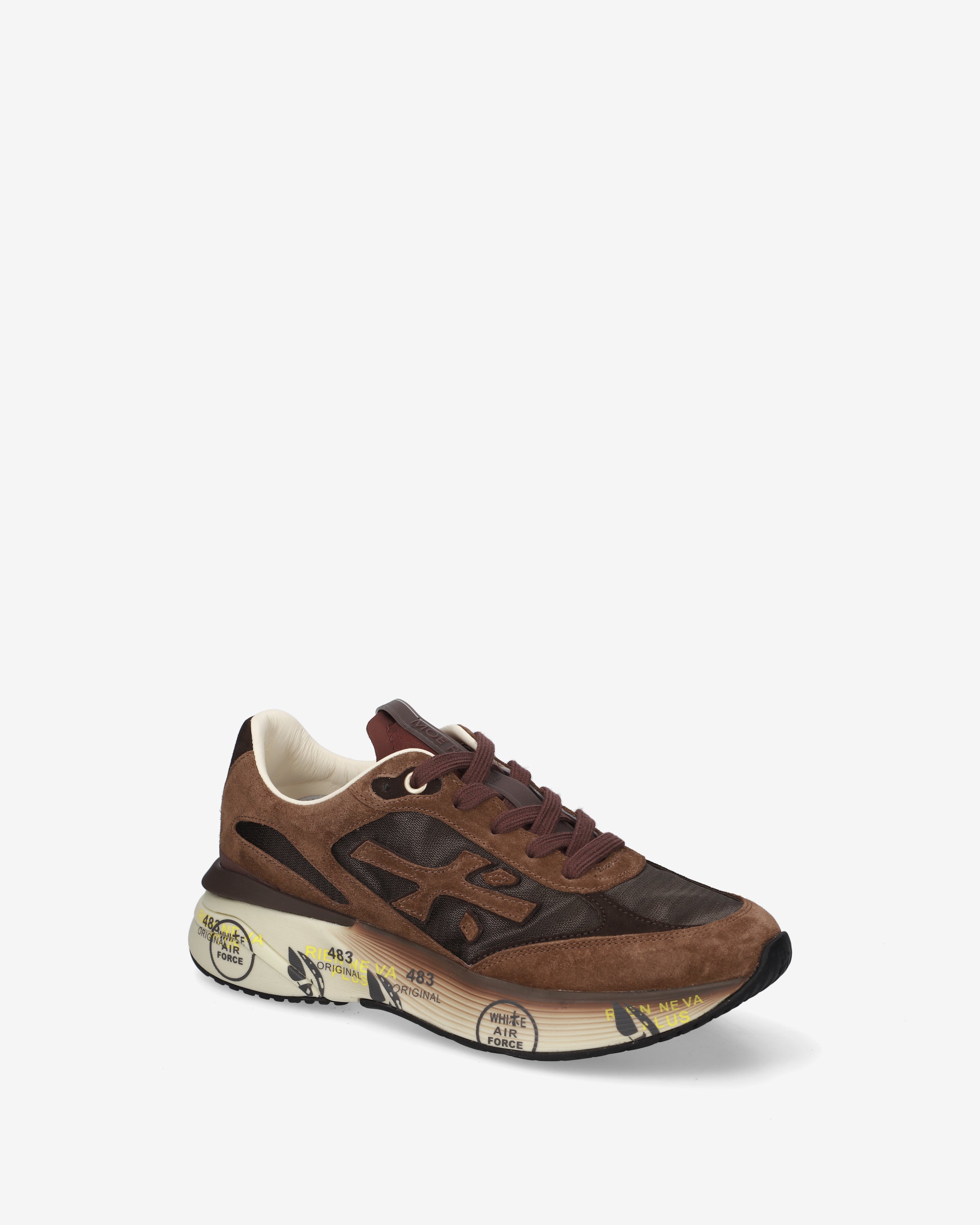 Premiata Moerund 8562 sneakers femme marron daim