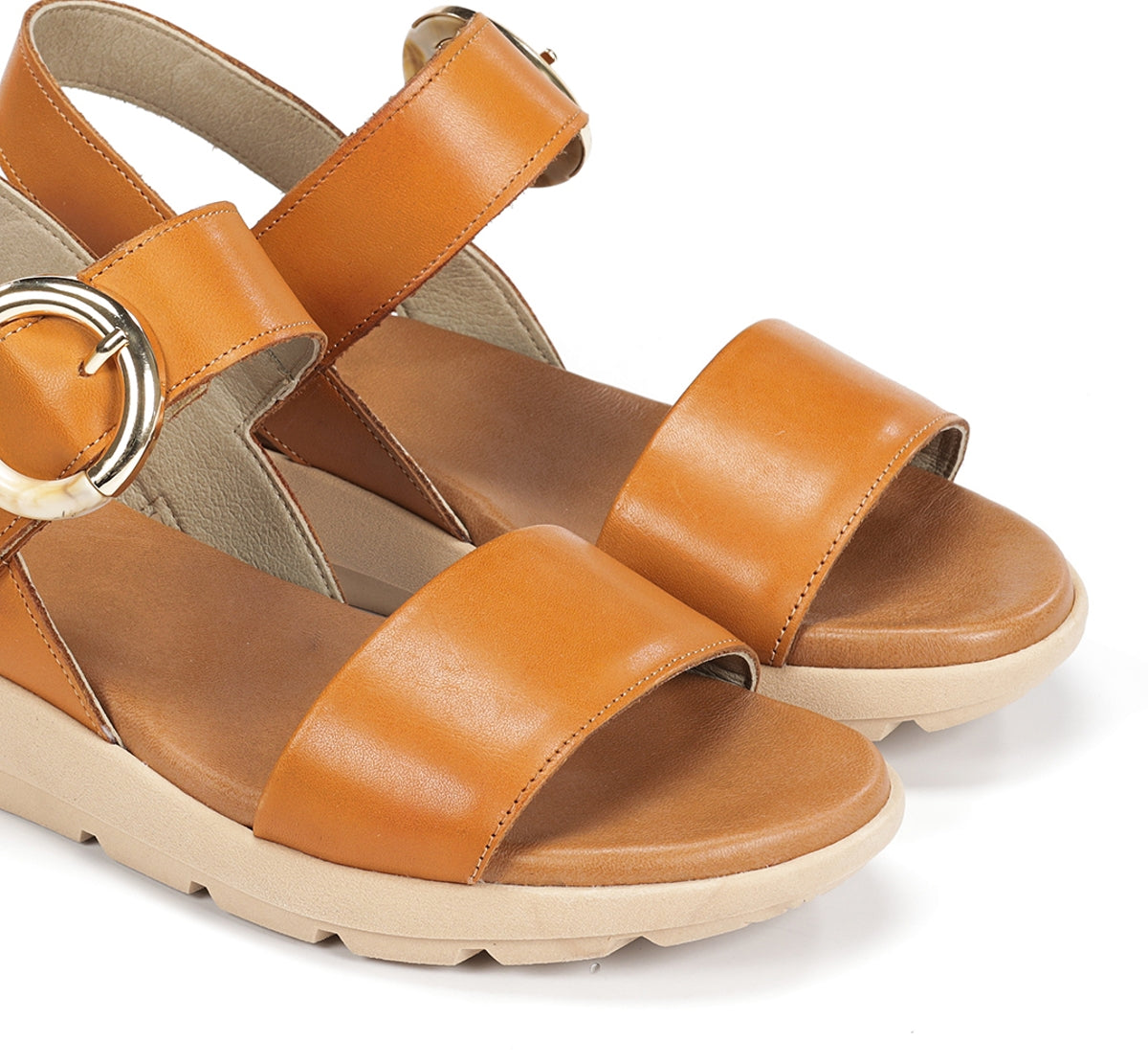 Dorking by Fluchos Gandia D9468 sandale marron boucle