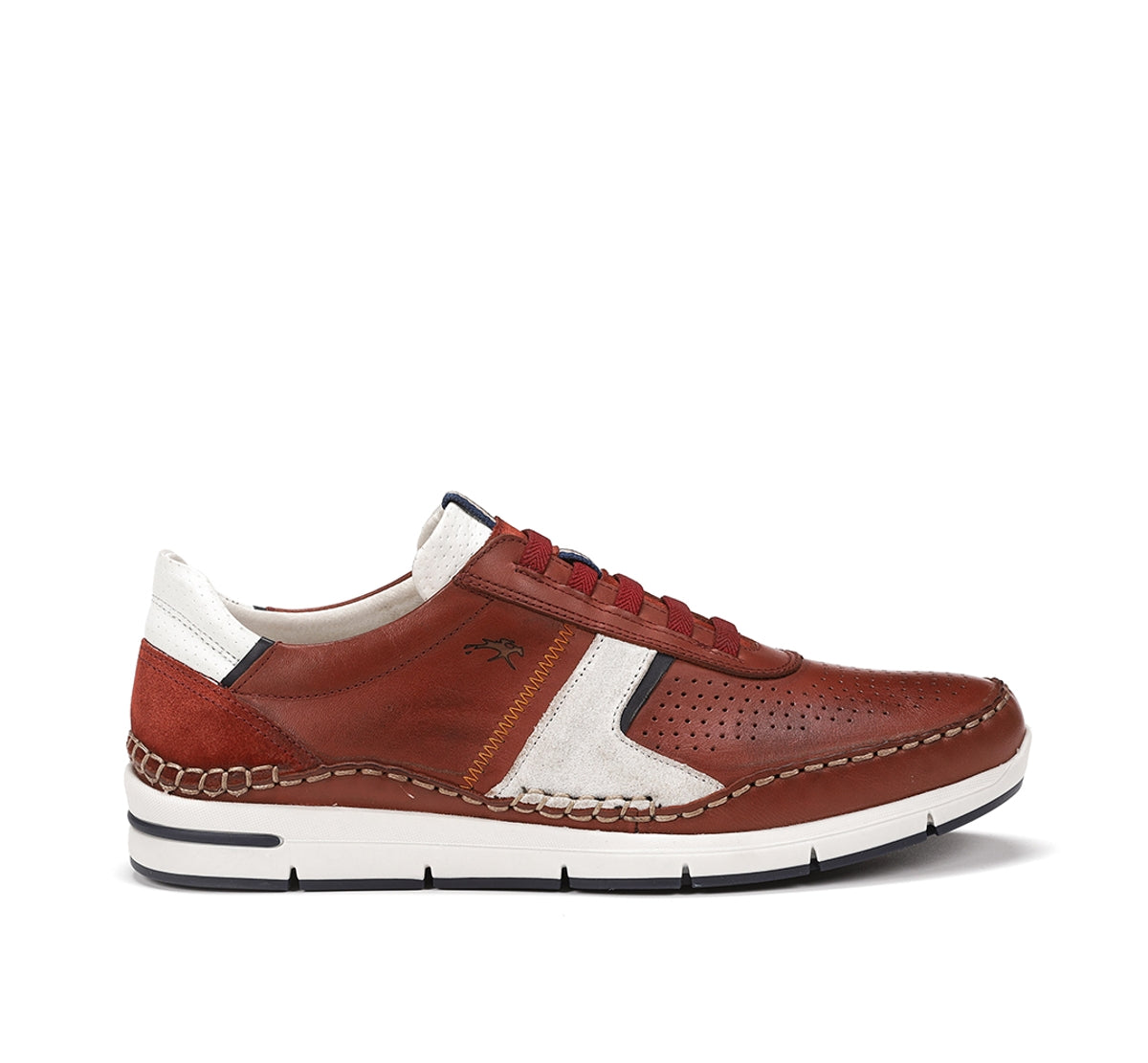 Fluchos Yannic F1443 baskets homme rouge lacets