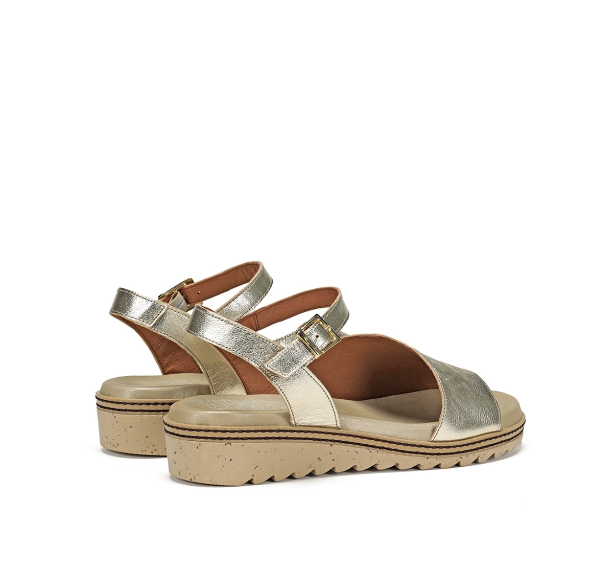 Dorking Espe D8771 sandale femme dorée cuir
