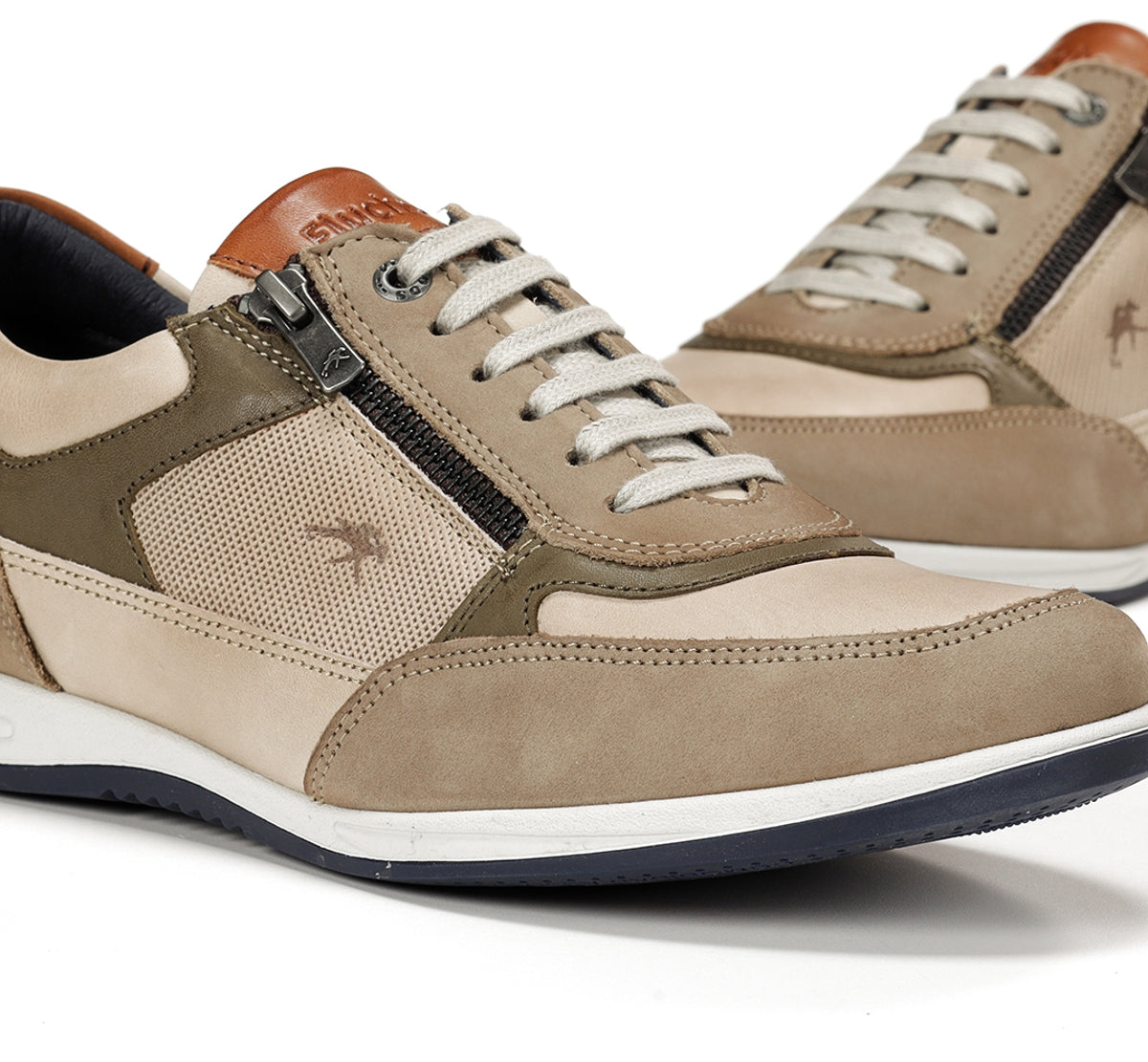 Fluchos Daniel F1288 baskets taupe homme cuir