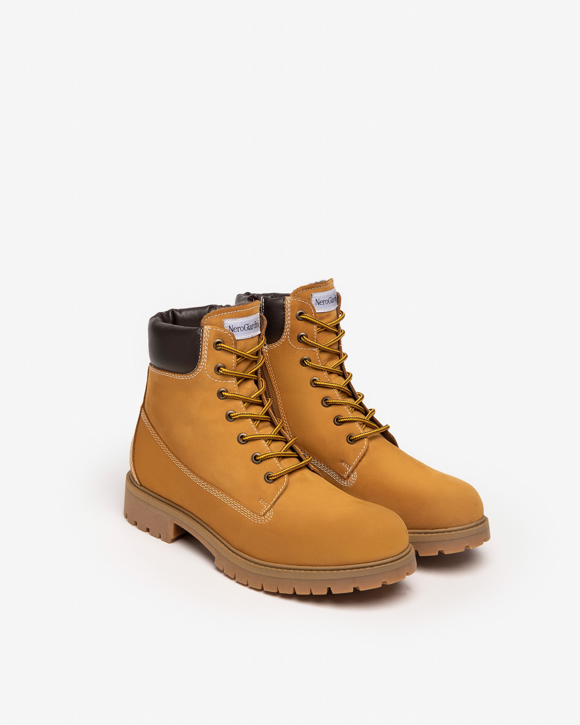 Nero Giardini Combat Boots rangers cuir homme