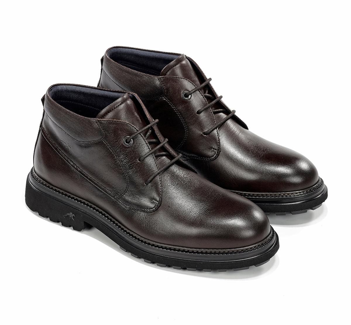 Fluchos Botines Lincon F2055 bottines marron cuir homme