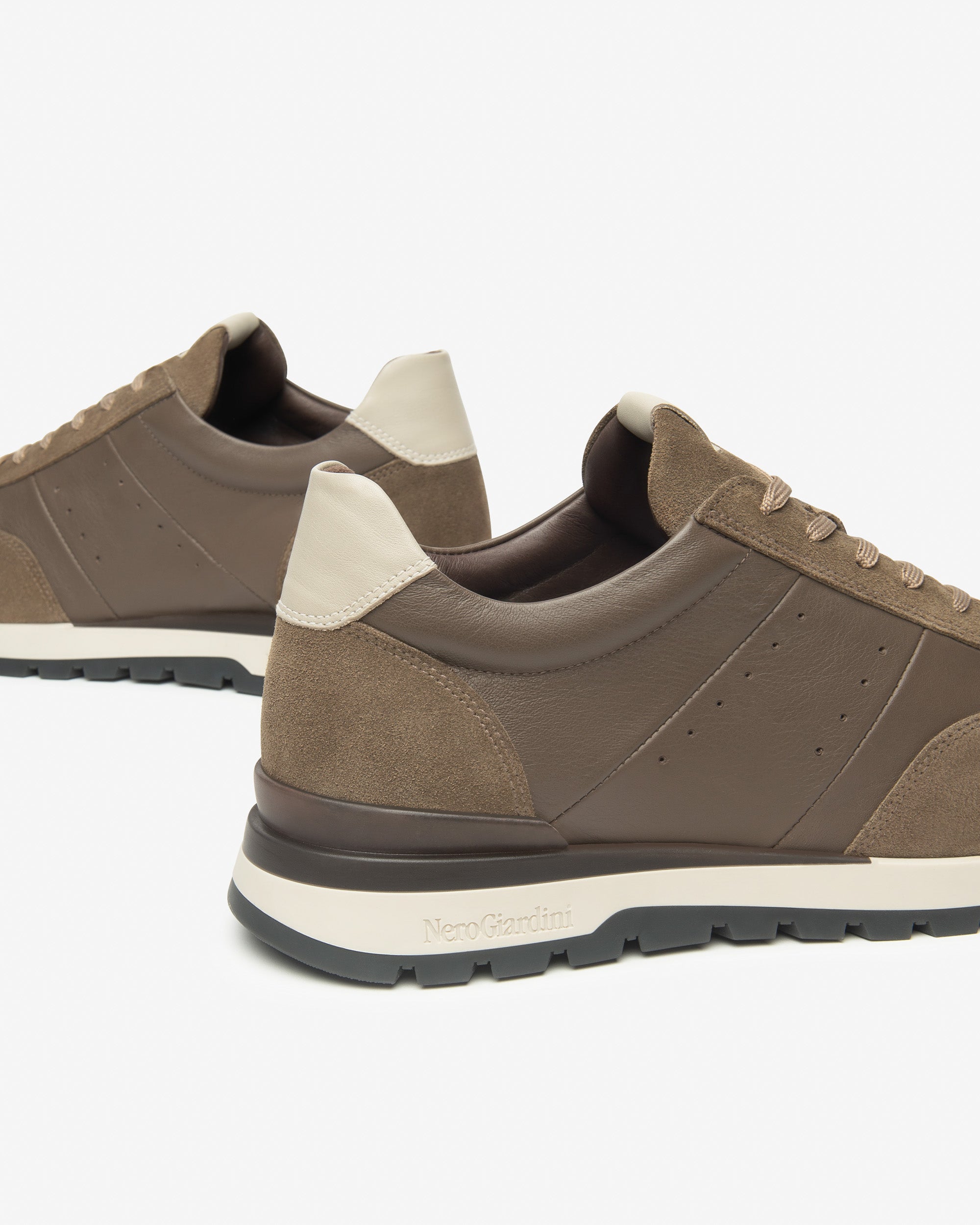 Nero Giardini Sneakers baskets homme cuir daim memory 39-46
