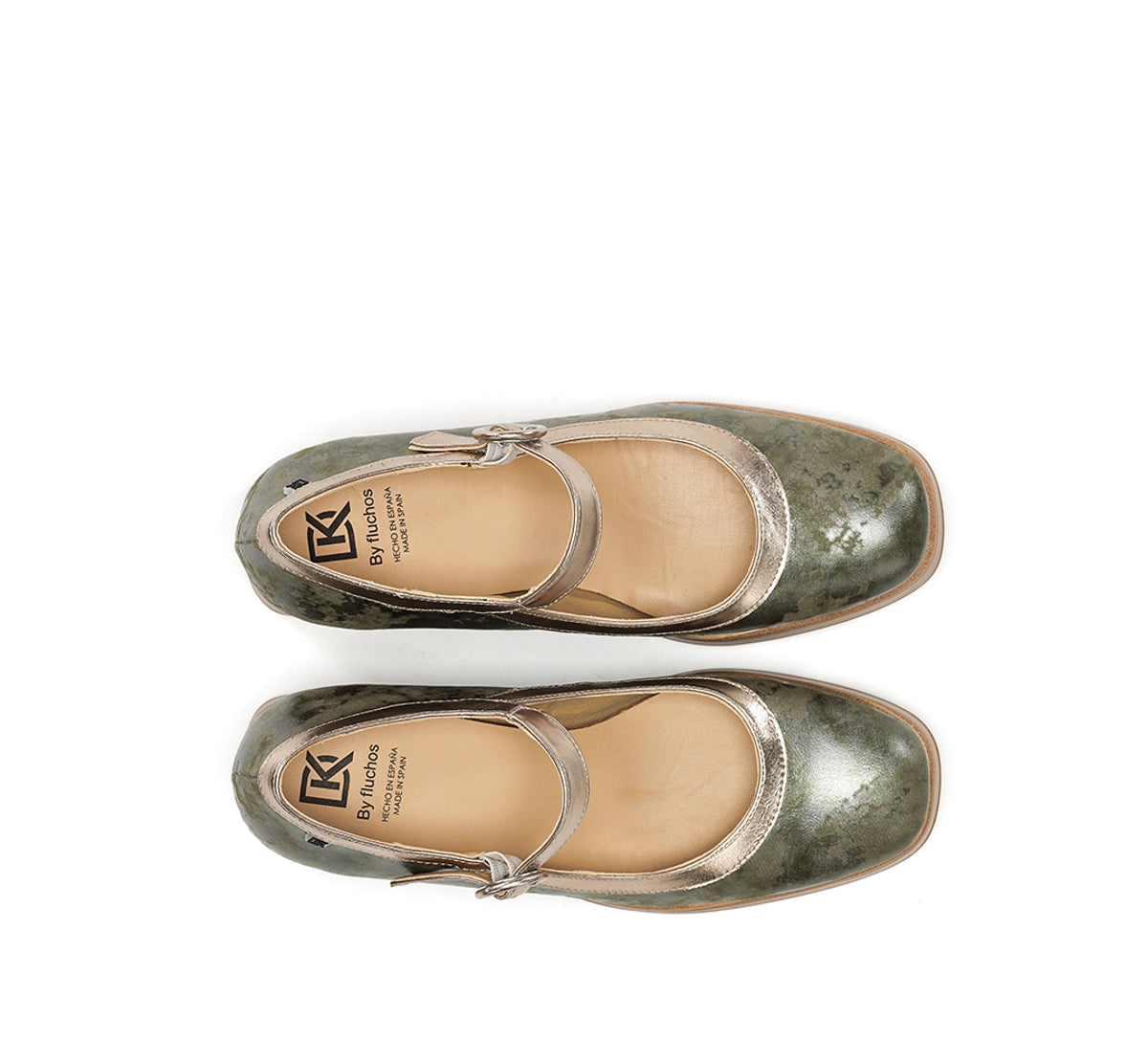 Dorking Cristel D9661 sandales femme vert plateforme