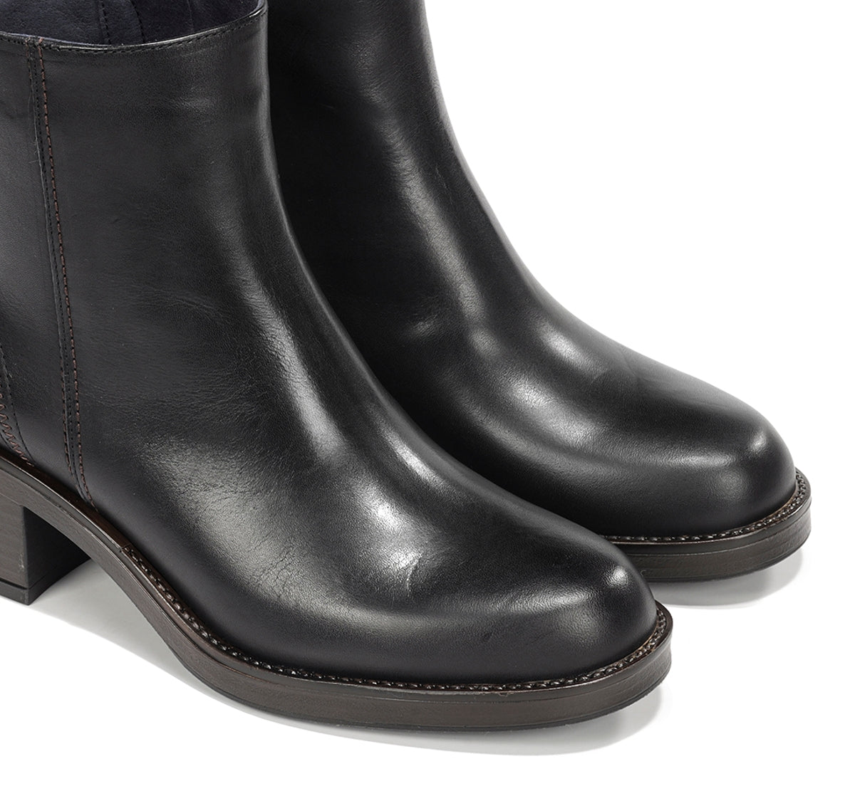 Dorking by Fluchos Linet D9802 bottines noires femme cuir