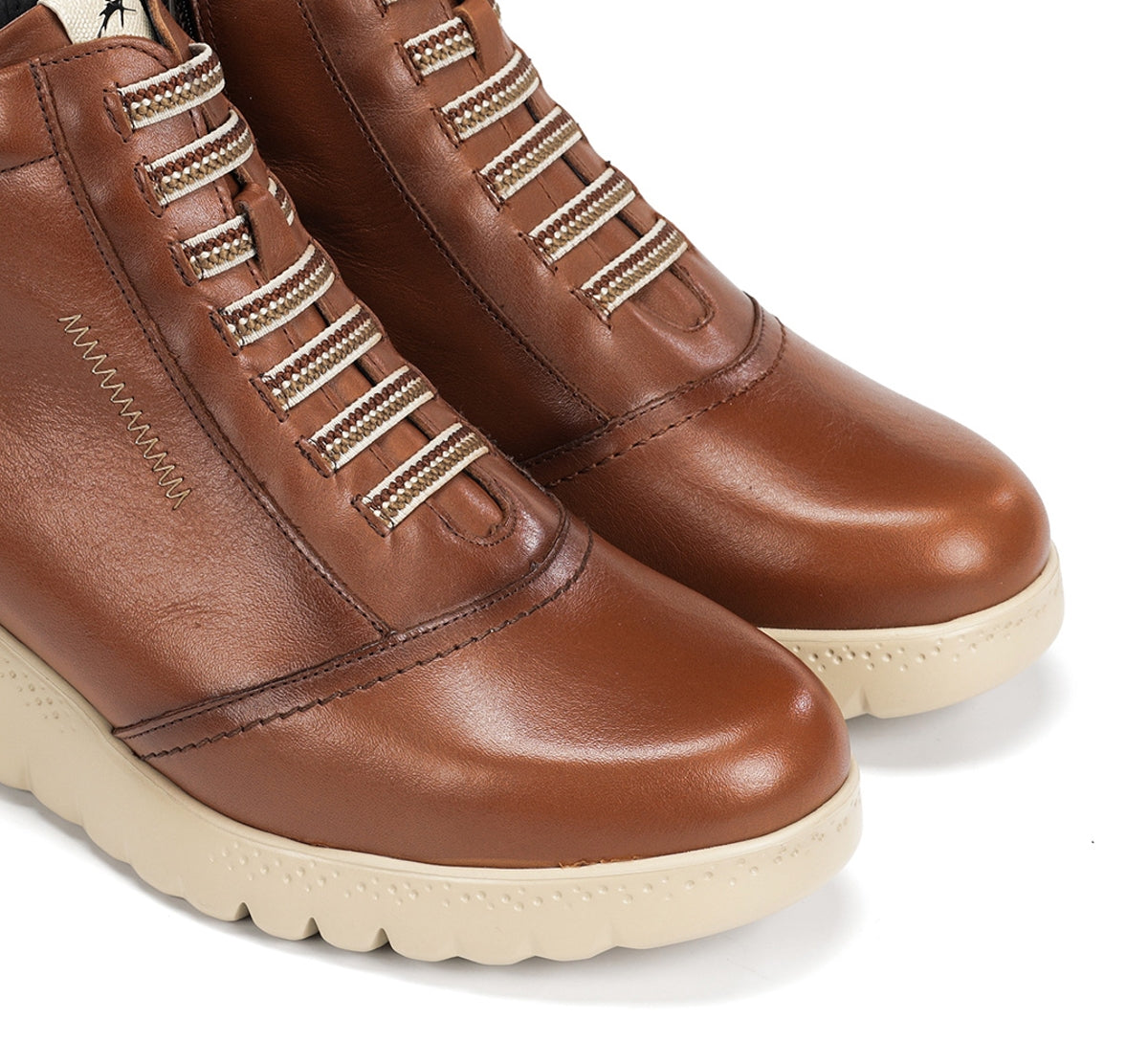 Fluchos Live F2246 bottines femme marron cuir