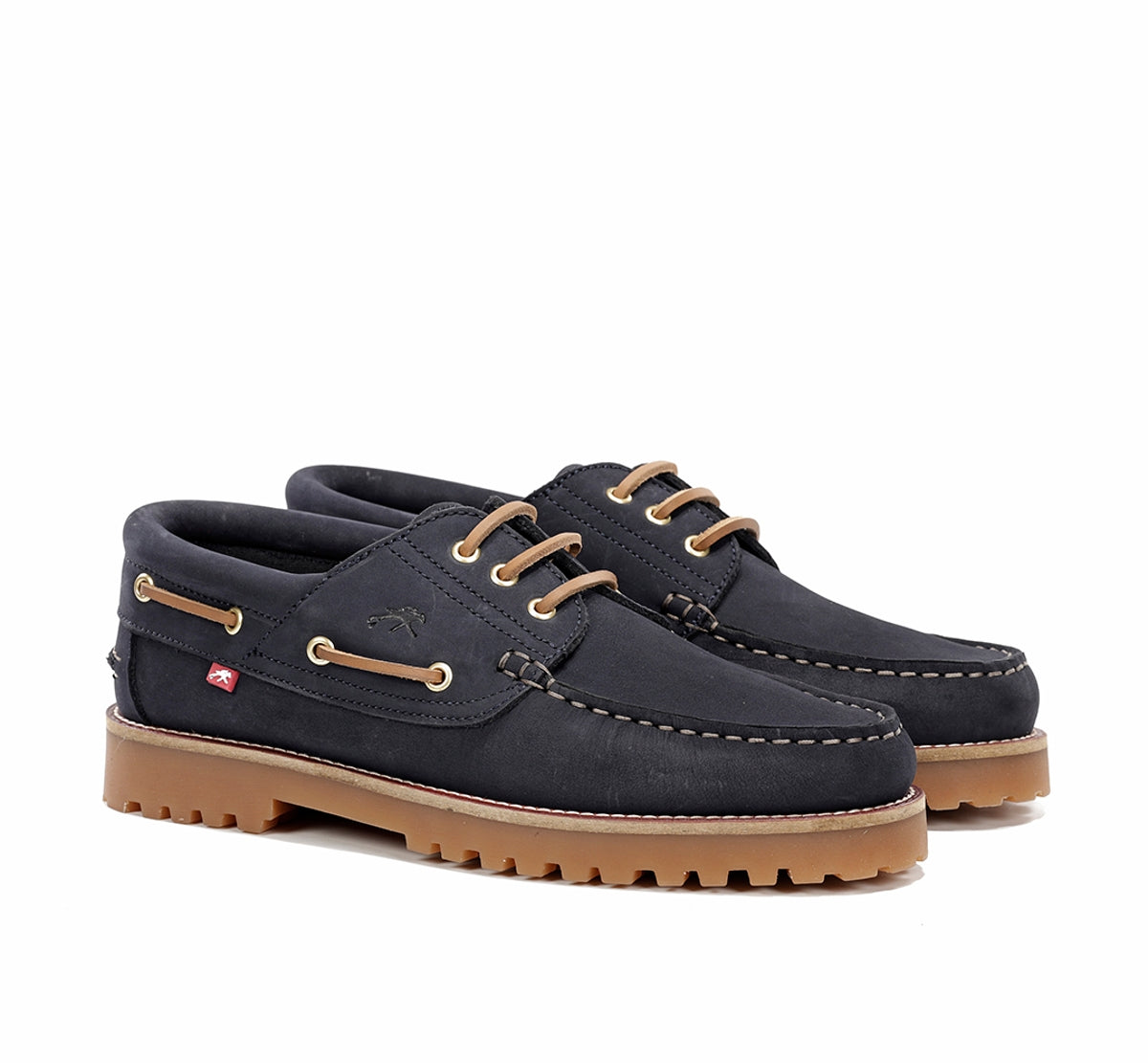 Fluchos Scott F0054 chaussures bateau homme bleu